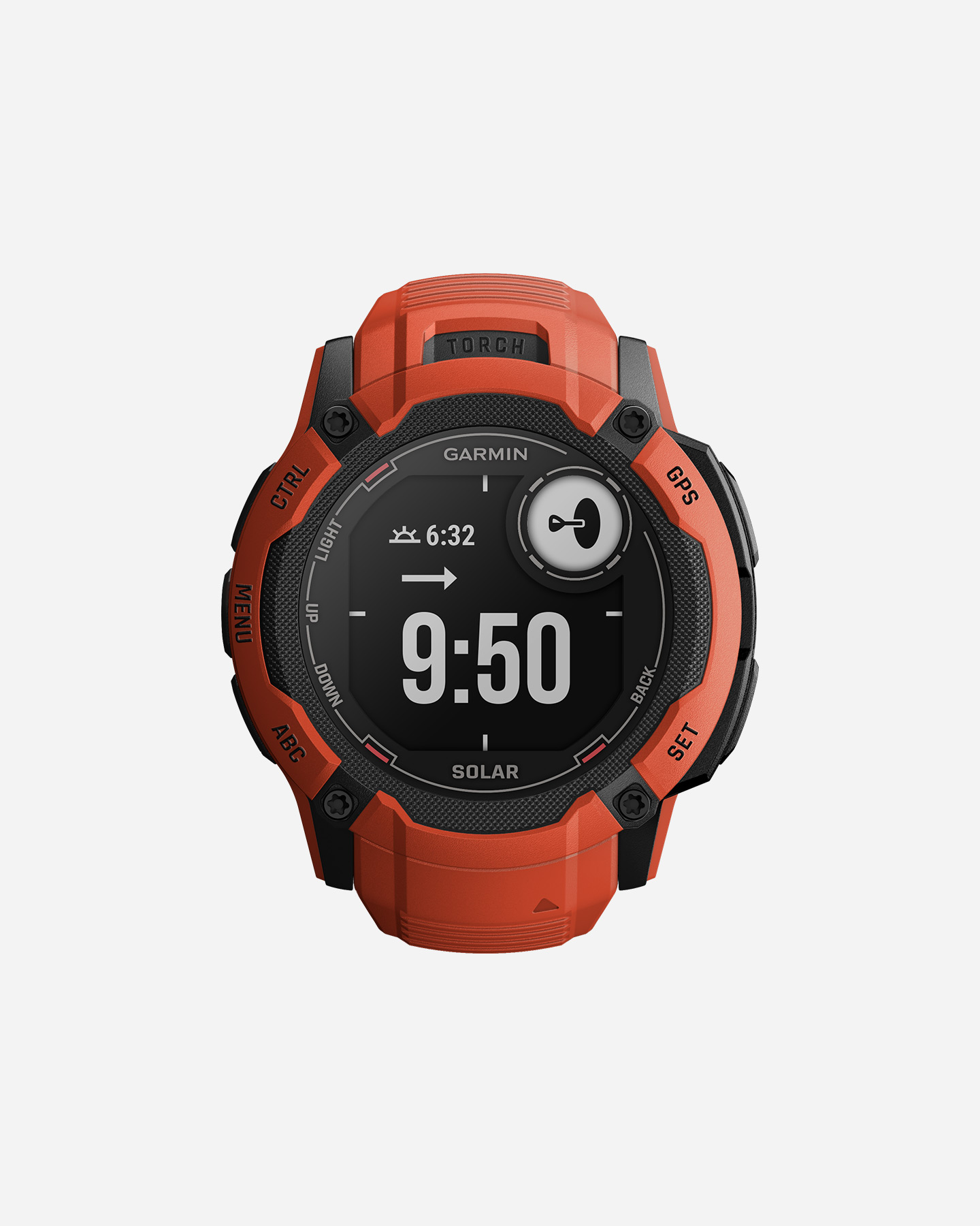 Garmin INSTINCT 2X Solar Multisport-Smartwatch rot