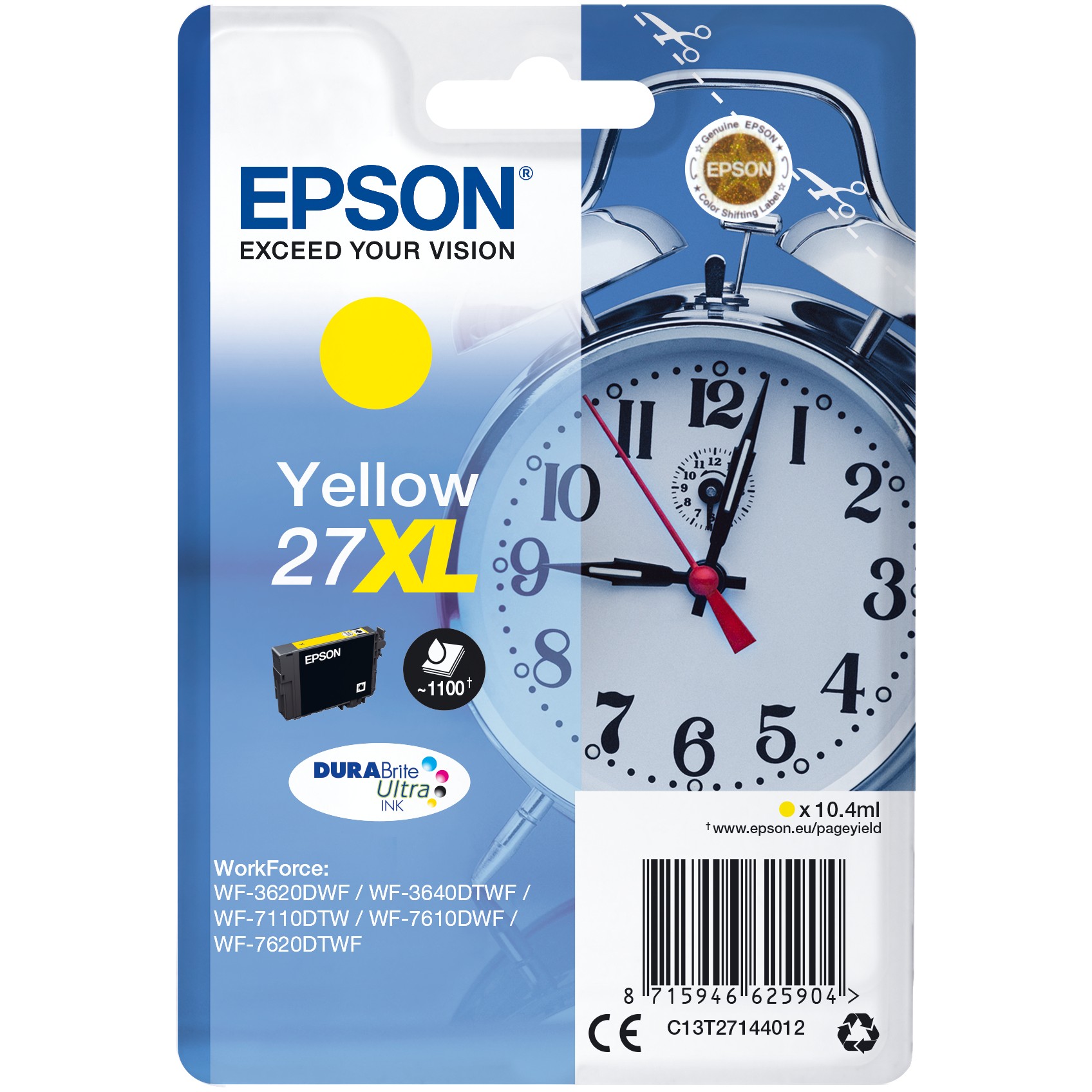 Epson C13T27144012 yellow HC
