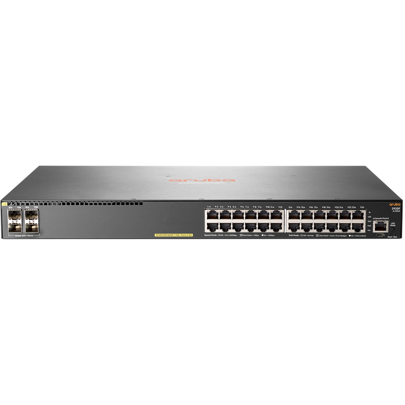 ARUBA 2930F 24G POE+ 4SFP-STOCK