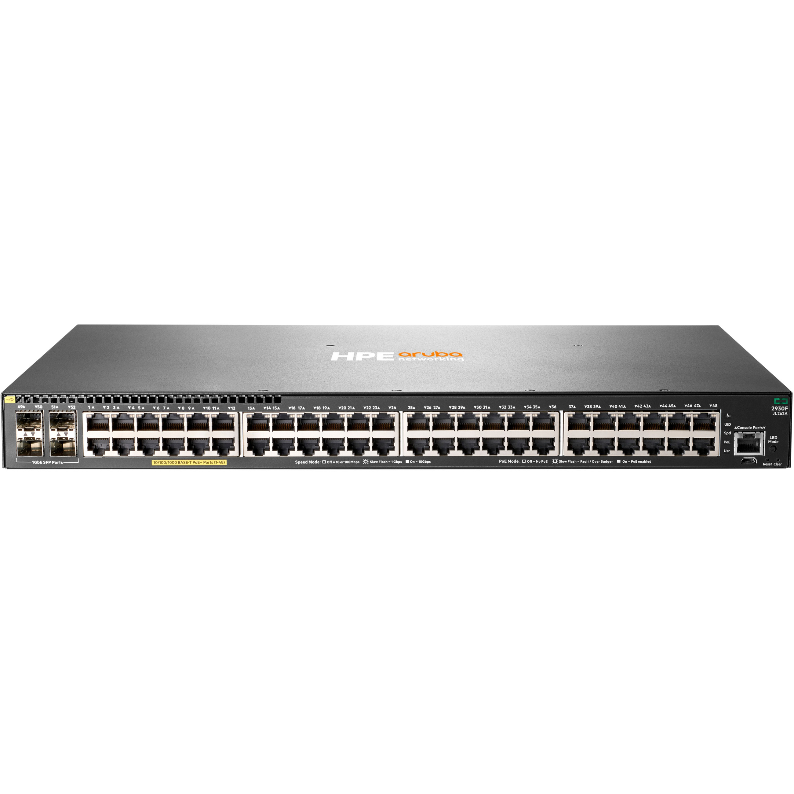 ARUBA 2930F 48G POE+ 4SFP-STOCK