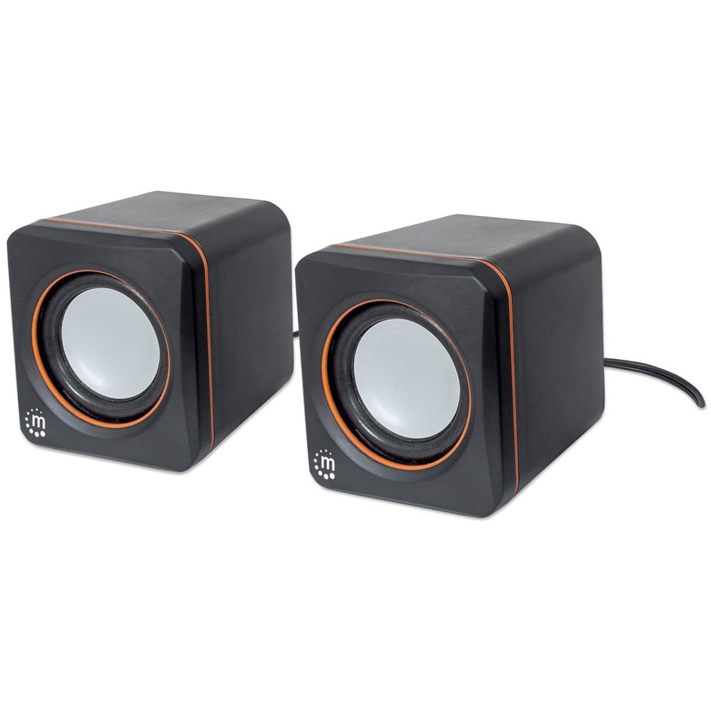 MANHATTAN 2600 Lautsprechersystem Voller Stereoklang und kompaktes Format optimal fuer das mobile Musikerlebnis