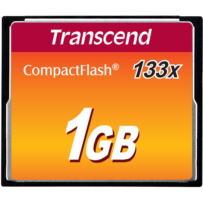 CARD CF 1GB Transcend MLC Speicherkarte 133x