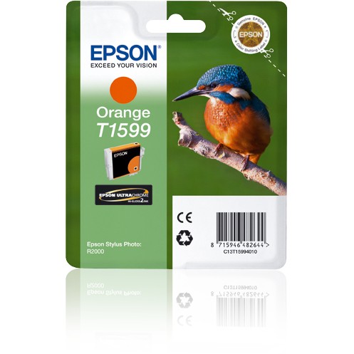 Epson Tinte 5LB T1599 ink cartridge orange standard capacity 1-pack blister without alarm Stylus Photo R2000
