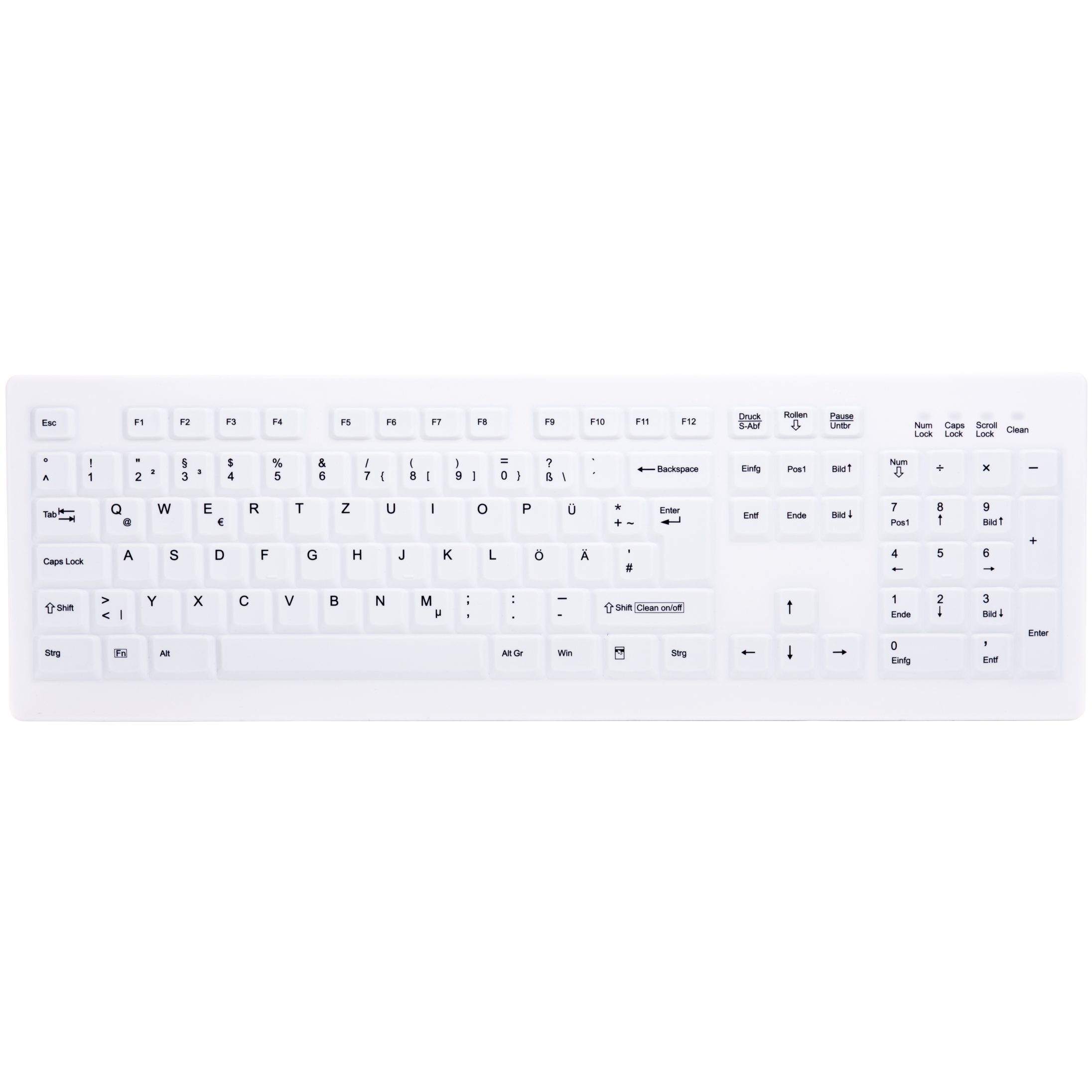 Active Key AK-C8100 RF Wireless QWERTZ Deutsch Weiß