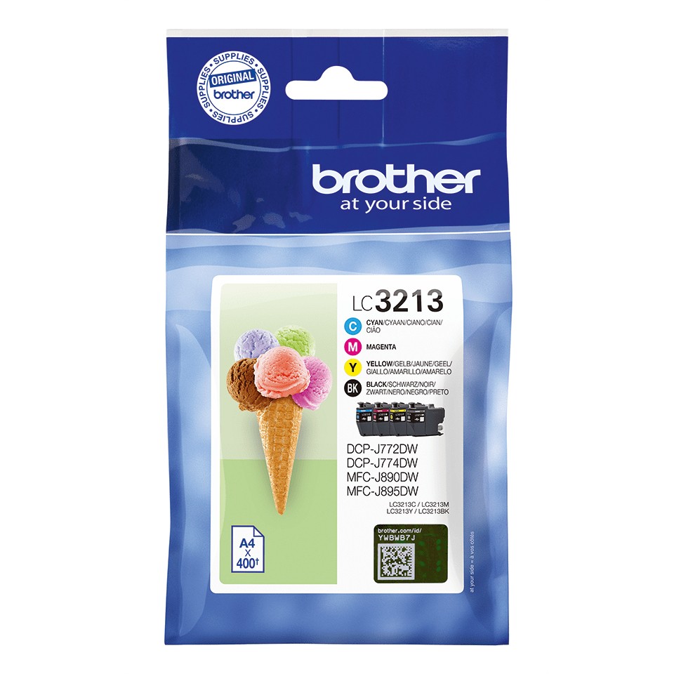 Brother LC-3213VAL black Cyan Magenta Yellow