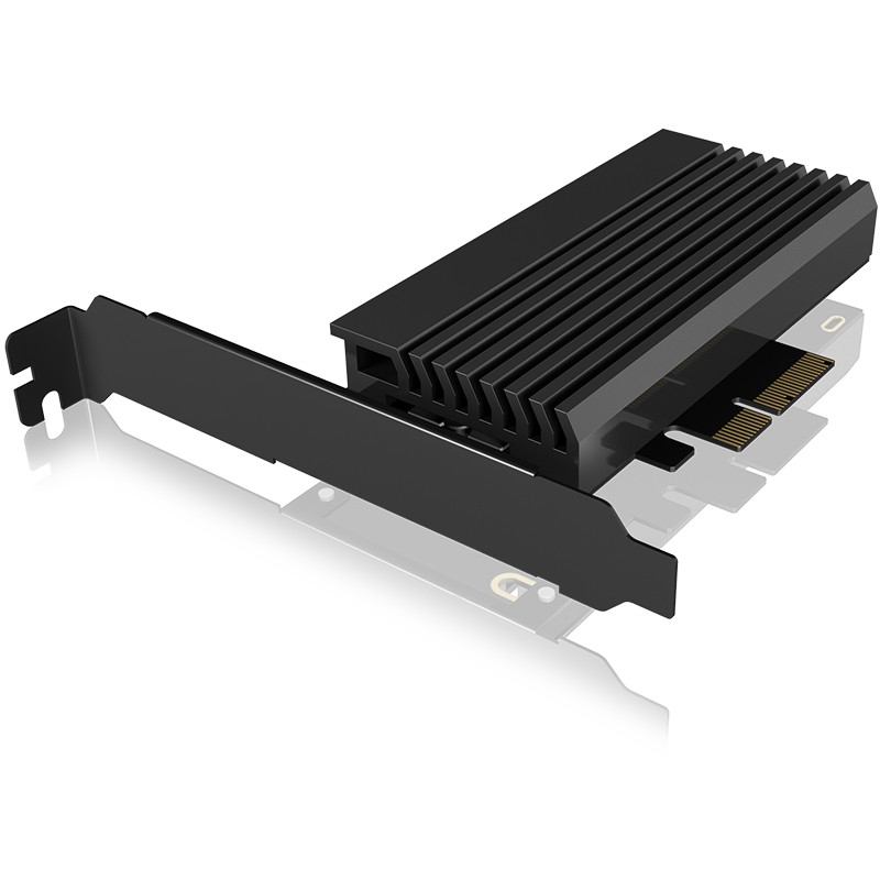 PCI Express Card (x4) > 1x M.2 NVME 2280/2260/2242 mit Kühlkörper RaidSonic