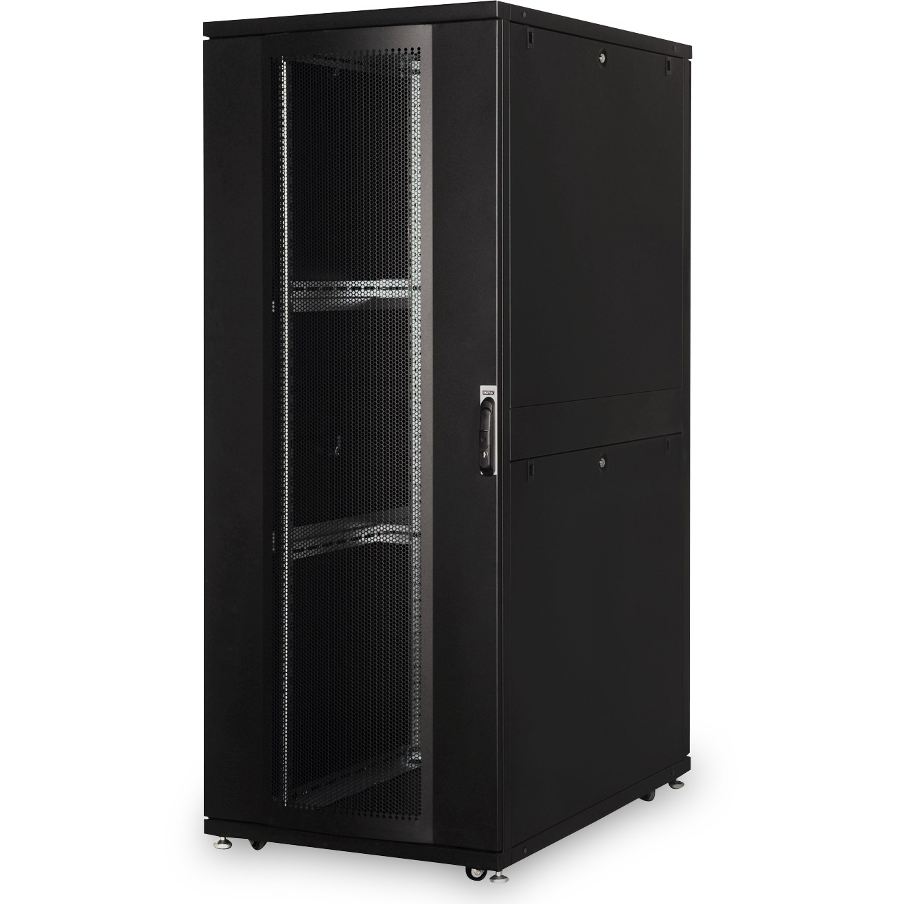 DIGITUS Serverschrank Unique 42HE 1970x800x1200mm schwarz (Speditionsversand)