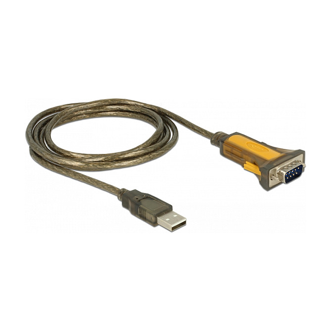 DeLOCK Adapter USB 2.0 > 1 x Serial RS-232 - erweiterter Temperaturbereich - Serieller Adapter