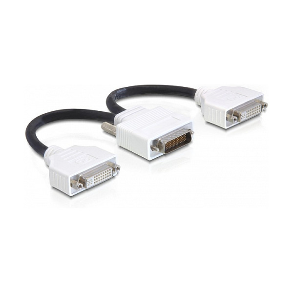 DVI DMS-59 ST > 2x DVI Buchse