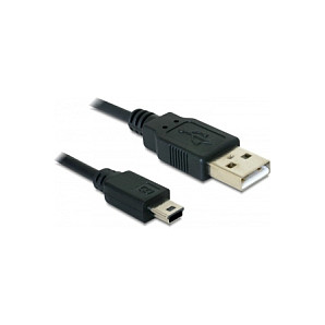 DELOCK Kabel USB 2.0 mini B Standard 5-Pin 0.7m