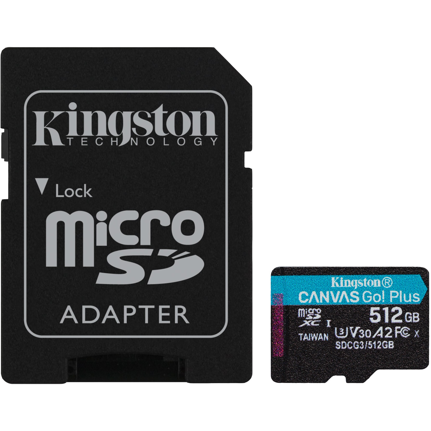 CARD 512GB Kingston Canvas Go! Plus microSDXC 170MB/s +Adapter