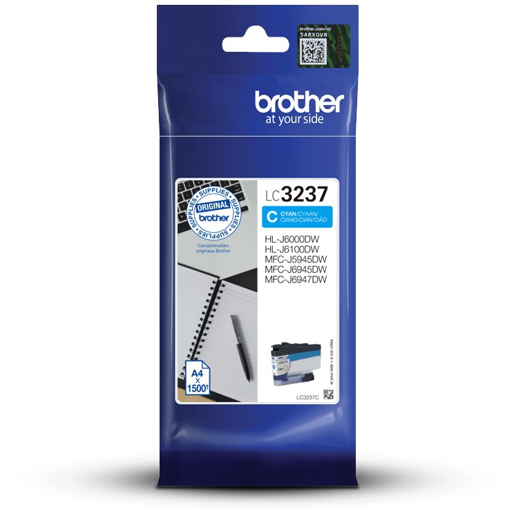 Brother Tinte LC-3237C Cyan