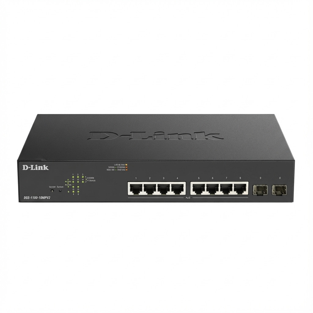 8+2P D-Link DGS-1100-10MPV2 M PoE