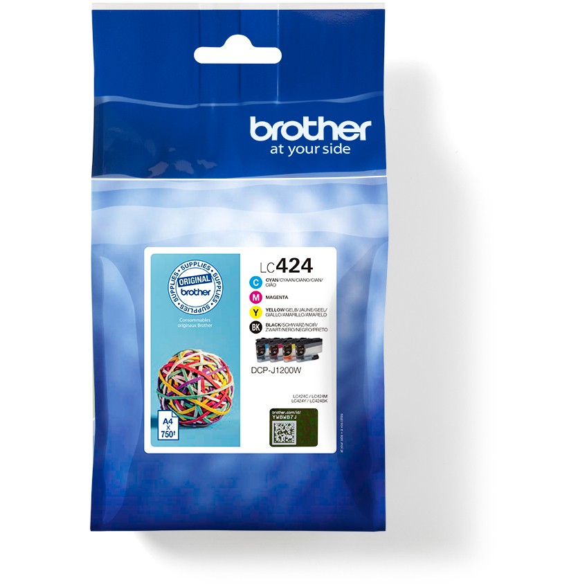 Brother LC-424 - 4er-Pack - Black Cyan Magenta Yellow