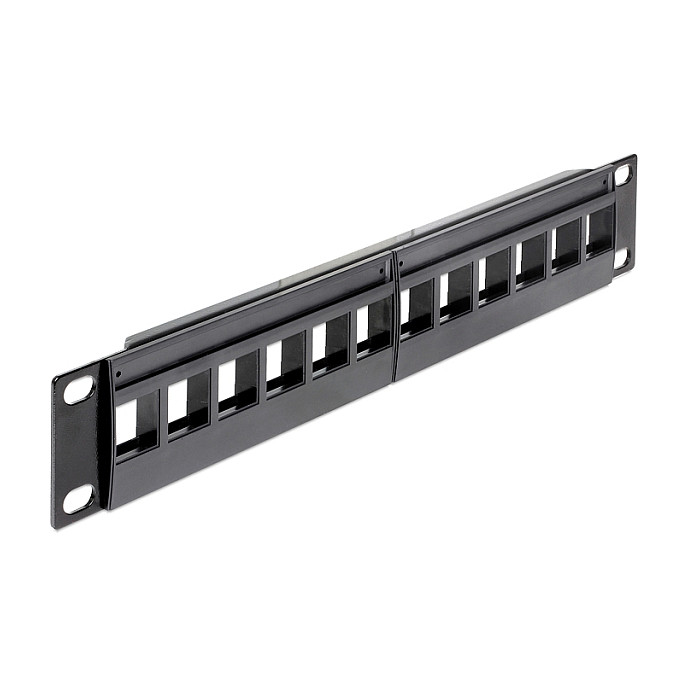 Patchpanel Black 25,4cm