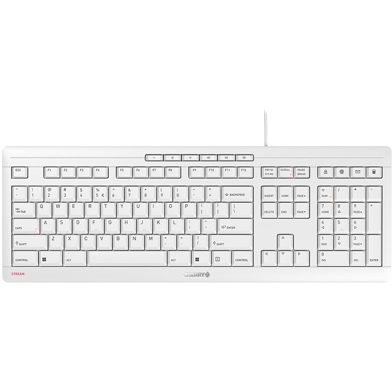 Cherry Stream JK-8500EU-0 USB QWERTY White