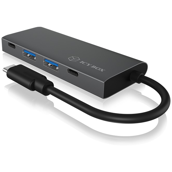 ICY BOX IB-HUB1428-C31 USB-C HUB 4-Port 2xUSB-C; 2xUSB 3.1
