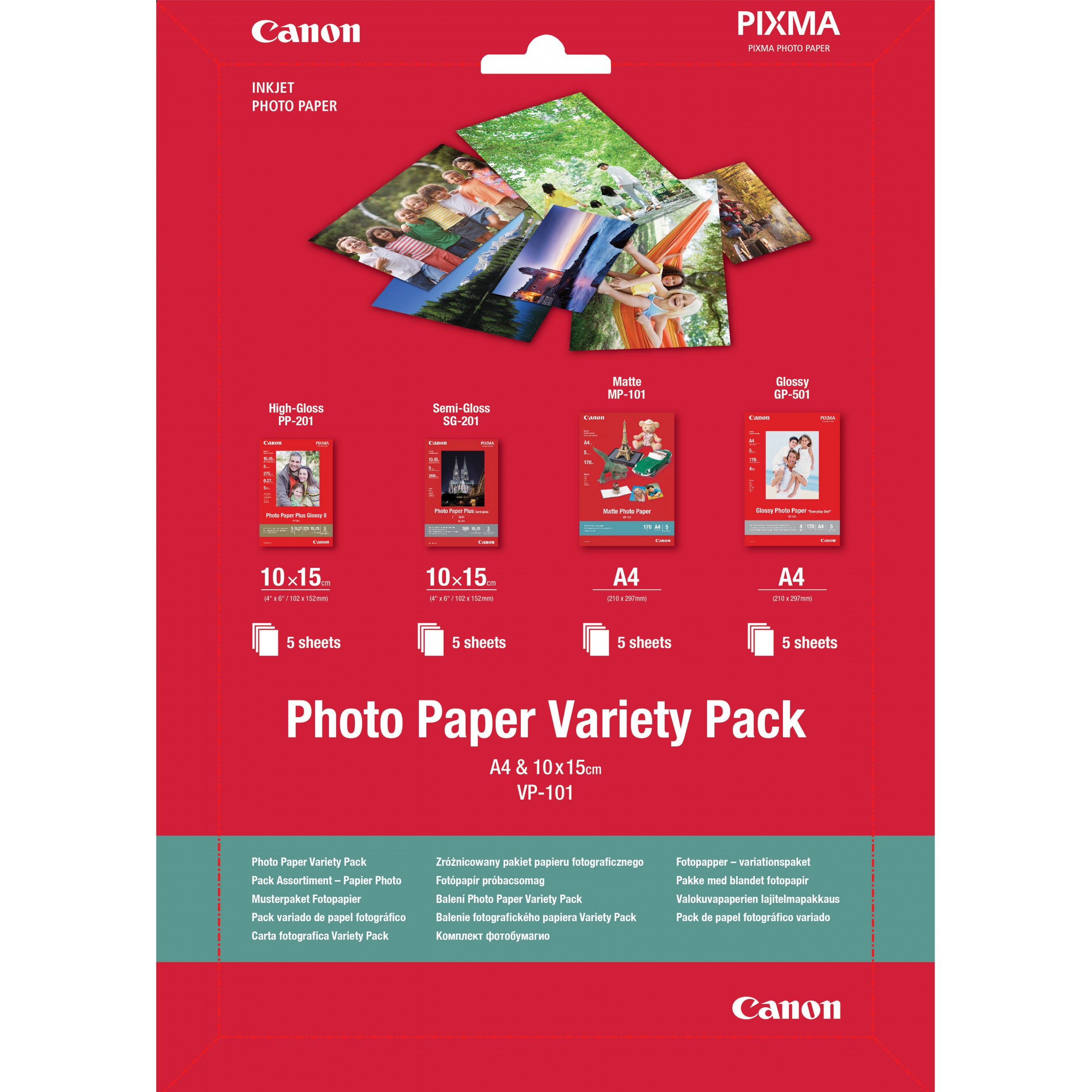Canon 0775B079 A4 + 10x15cm Fotopapier