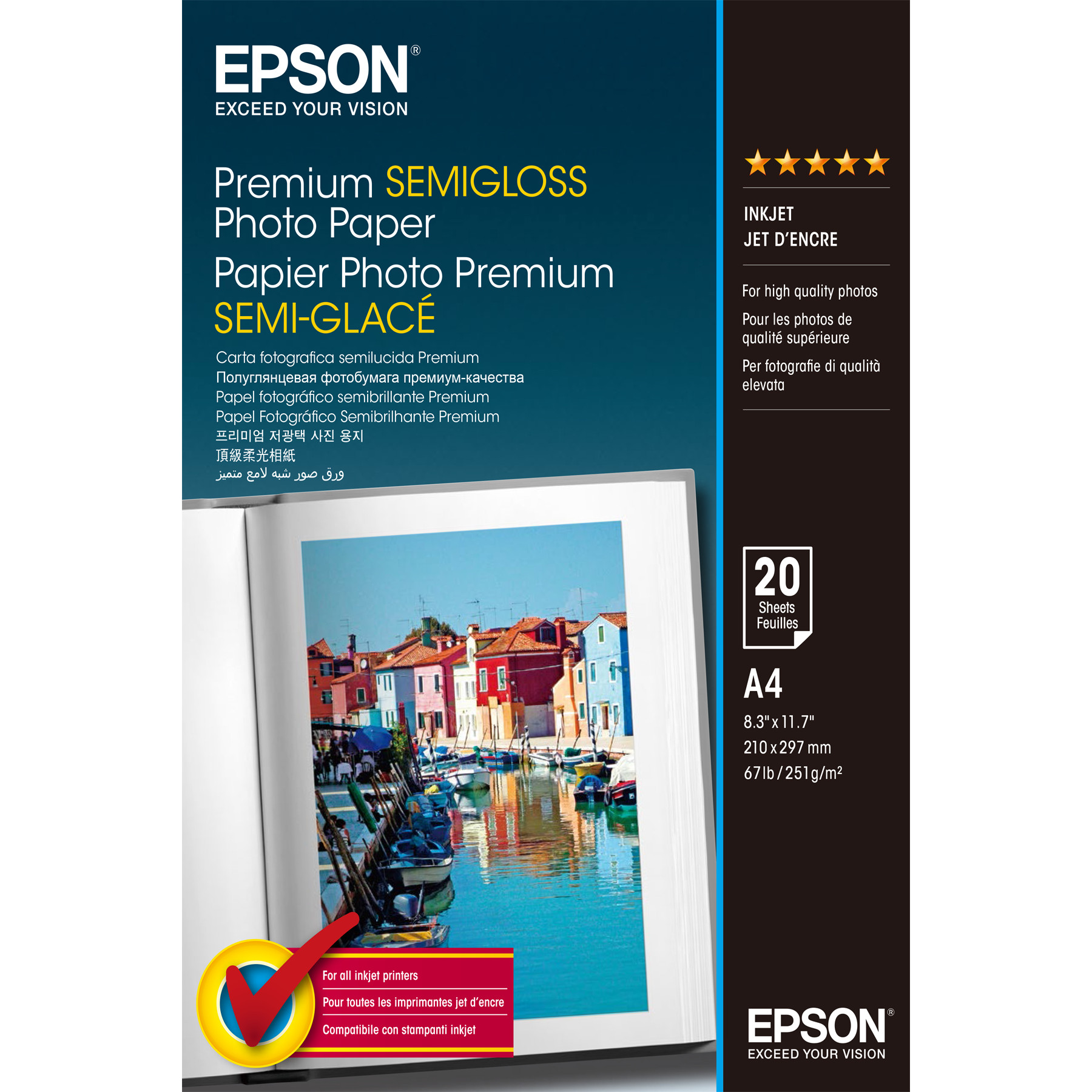 Epson C13S041332 A4 Fotopapier
