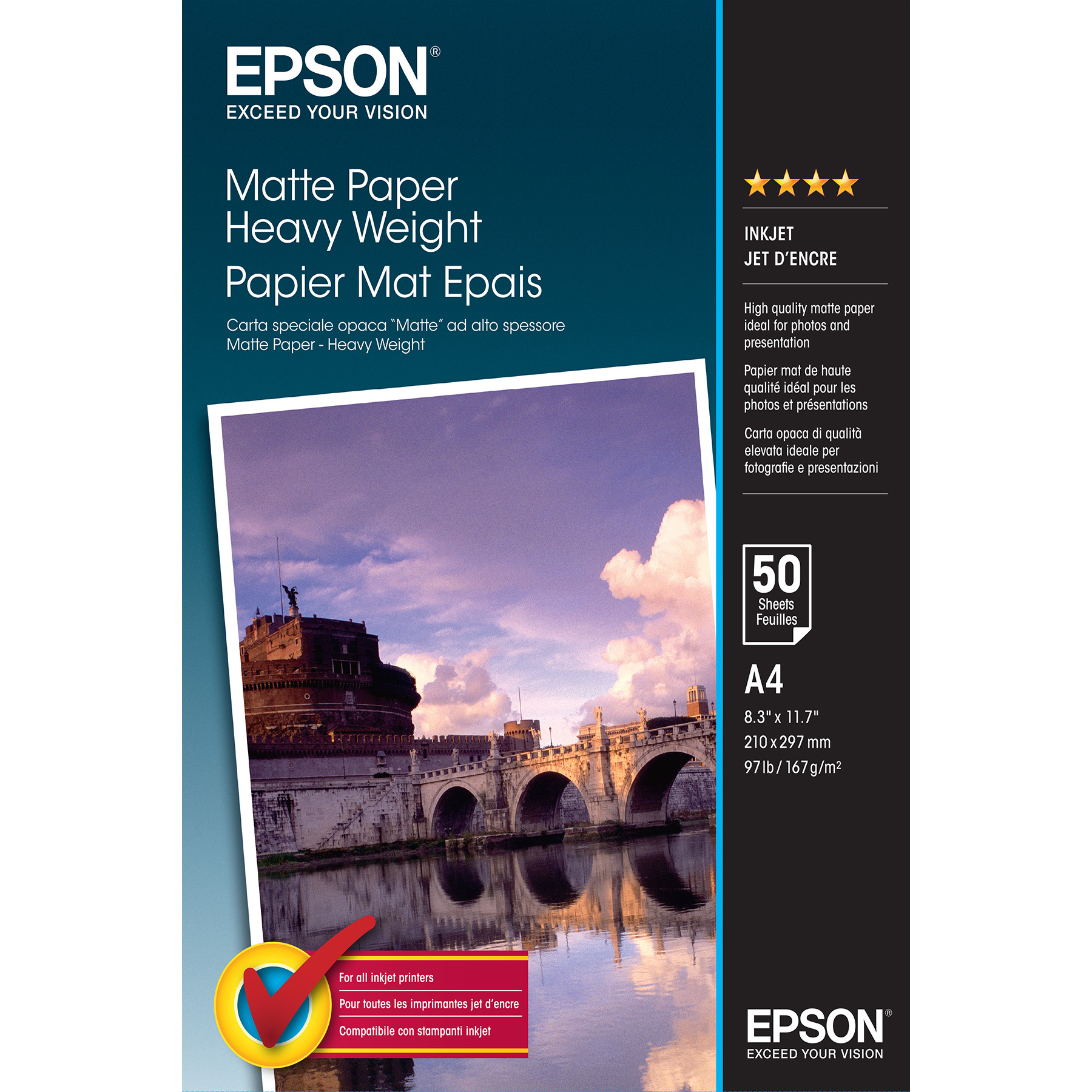 Epson C13S041256 A4 Schweres Papier