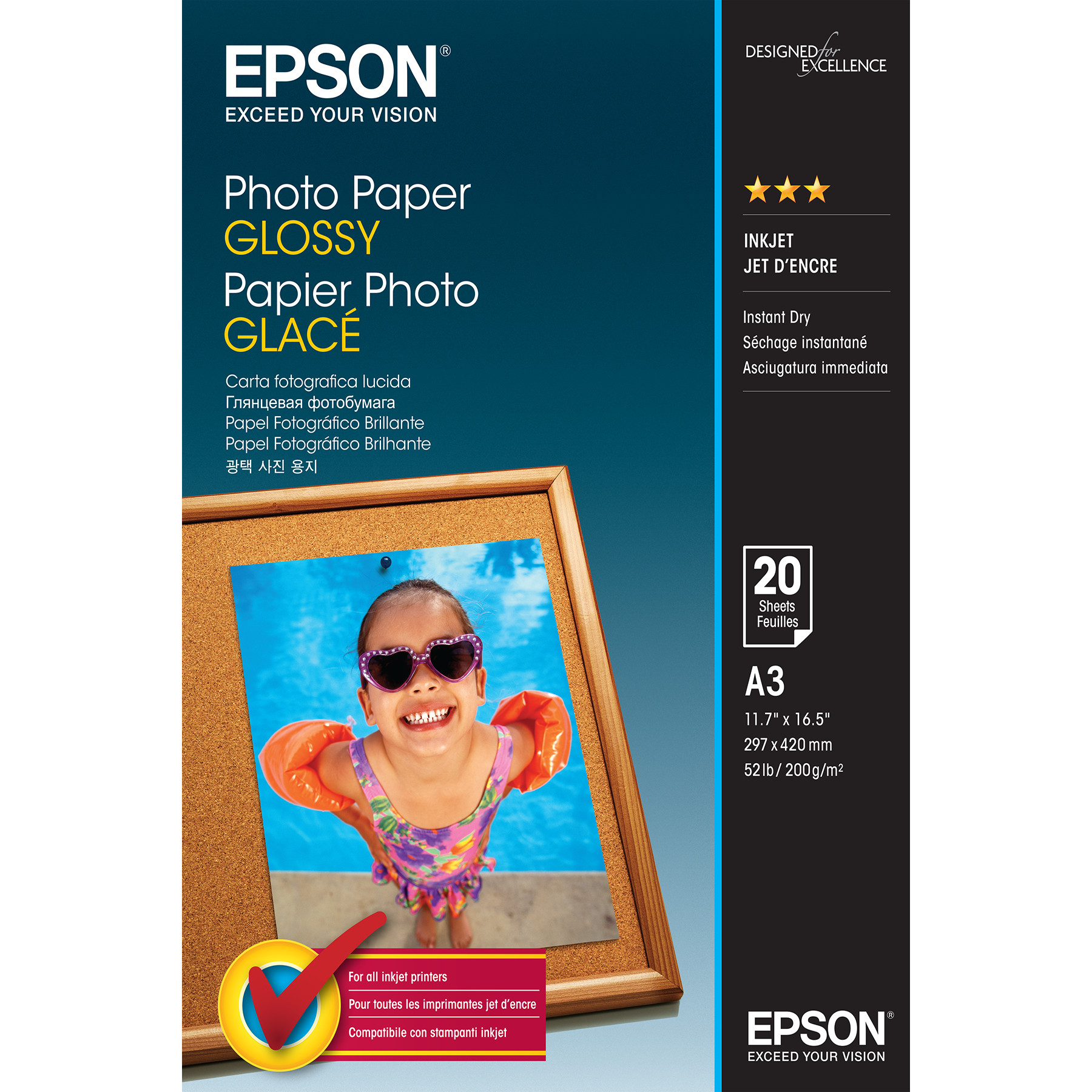 Epson C13S042536 A3 Fotopapier