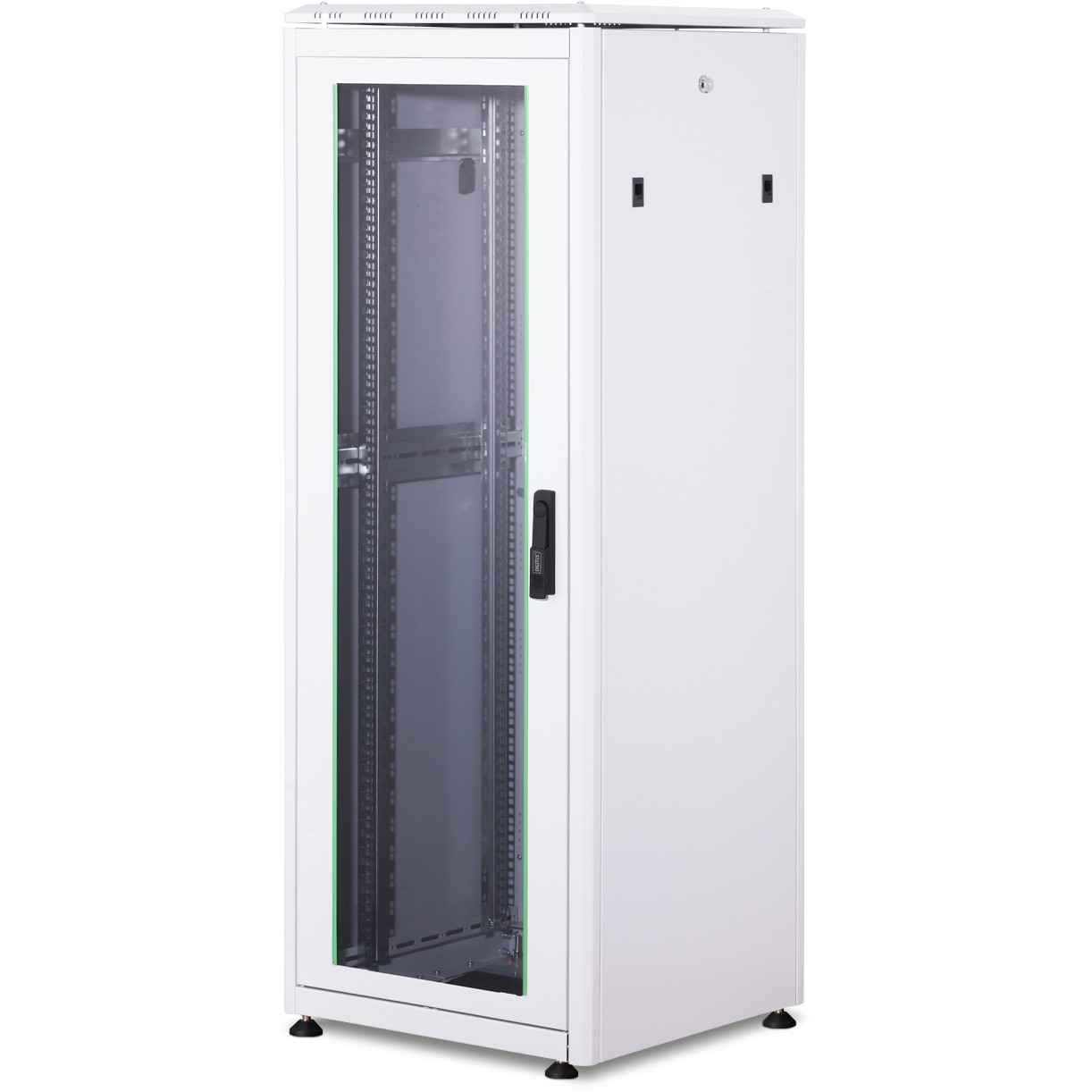 DIGITUS Netzwerkschrank Unique 32HE 1609x600x600mm grau (Speditionsversand)