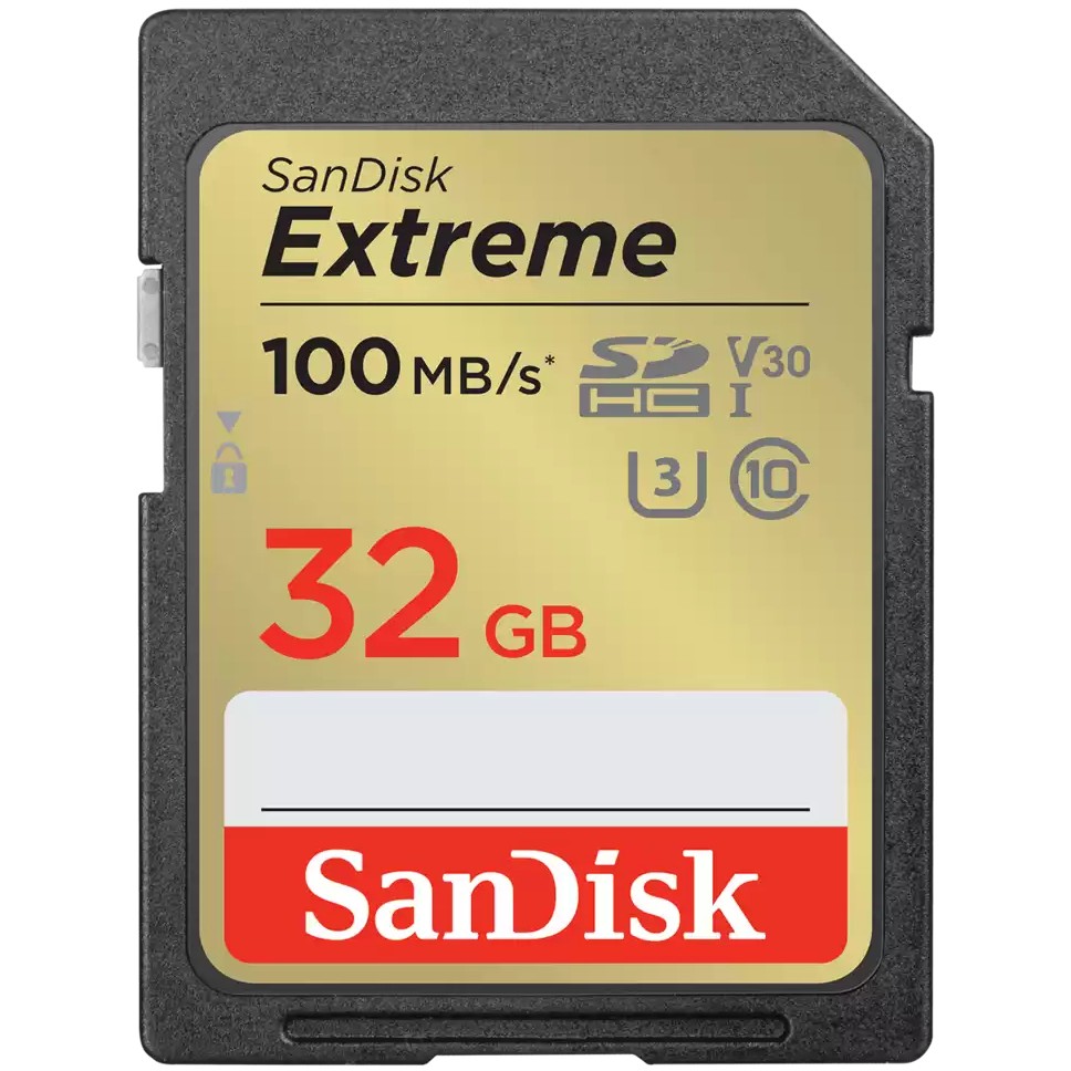CARD 32GB SanDisk Extreme SDHC 100MB/s