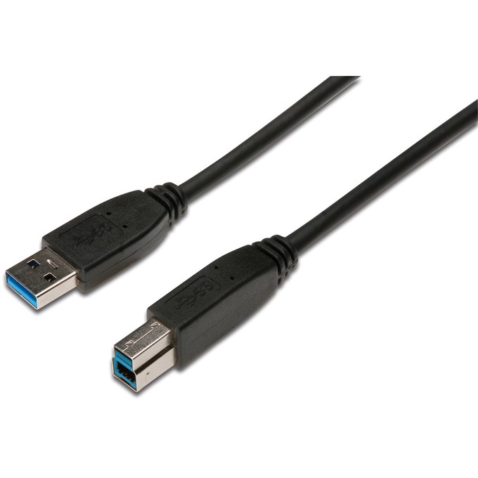 Digitus USB-A > USB-B (ST-ST) 1.8m Digitus Black