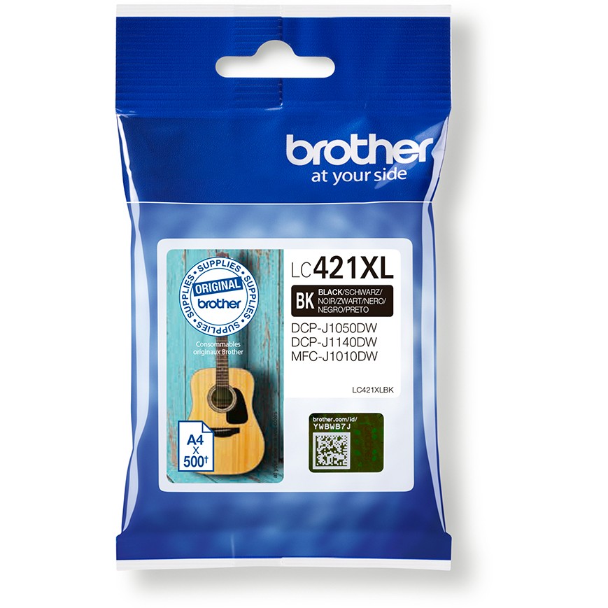 Brother 500-page high capacity Black ink cartridge for DCP-J1050DW MFC-J1010DW and DCP-J1140DW