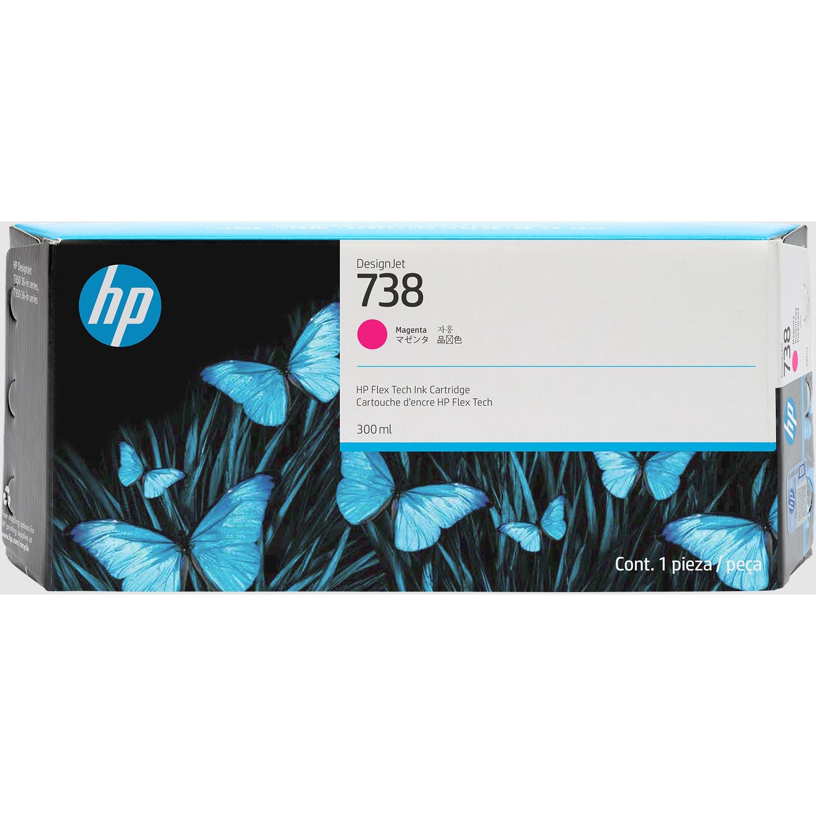 HP Tinte 738 676M7A Magenta