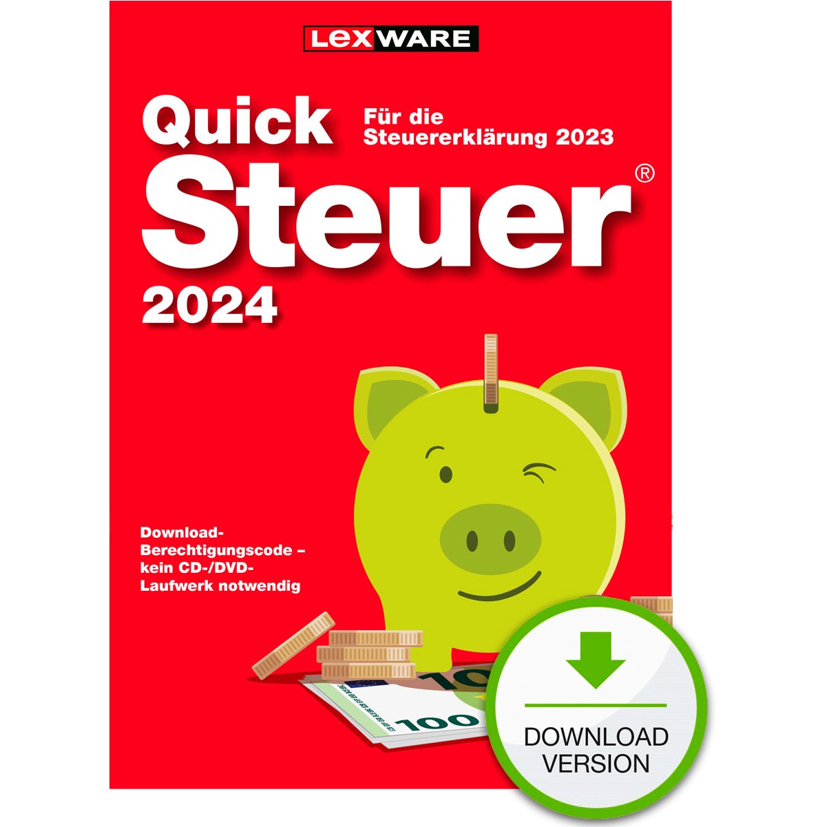 Lexware Quicksteuer 2024 - 1 Device, 1 Year - ESD-DownloadESD
