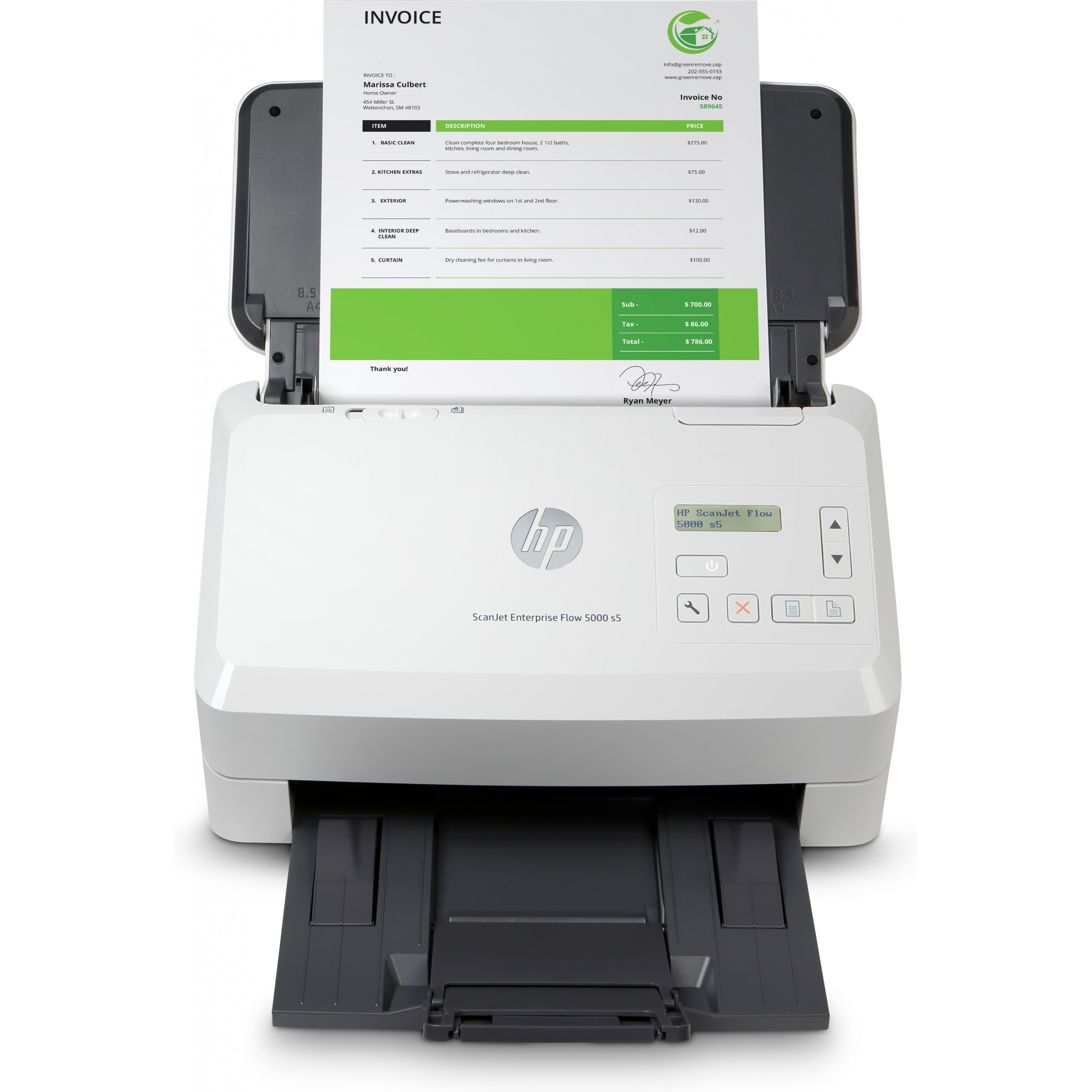 HP Scanjet Enterprise Flow 5000 s5 Dokumentenscanner A4 65 S./Min. USB 3.0 Duplex ADF