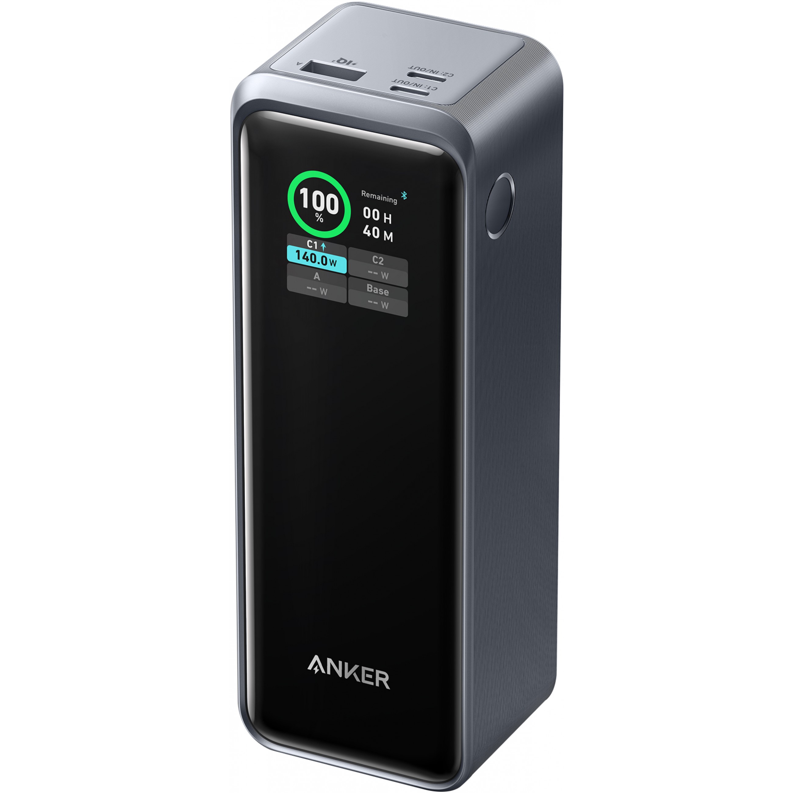 Anke Prime PowerBank 27.650mAh (250W) schwarz 2x USB-C 1x USB-A inkl. Display black