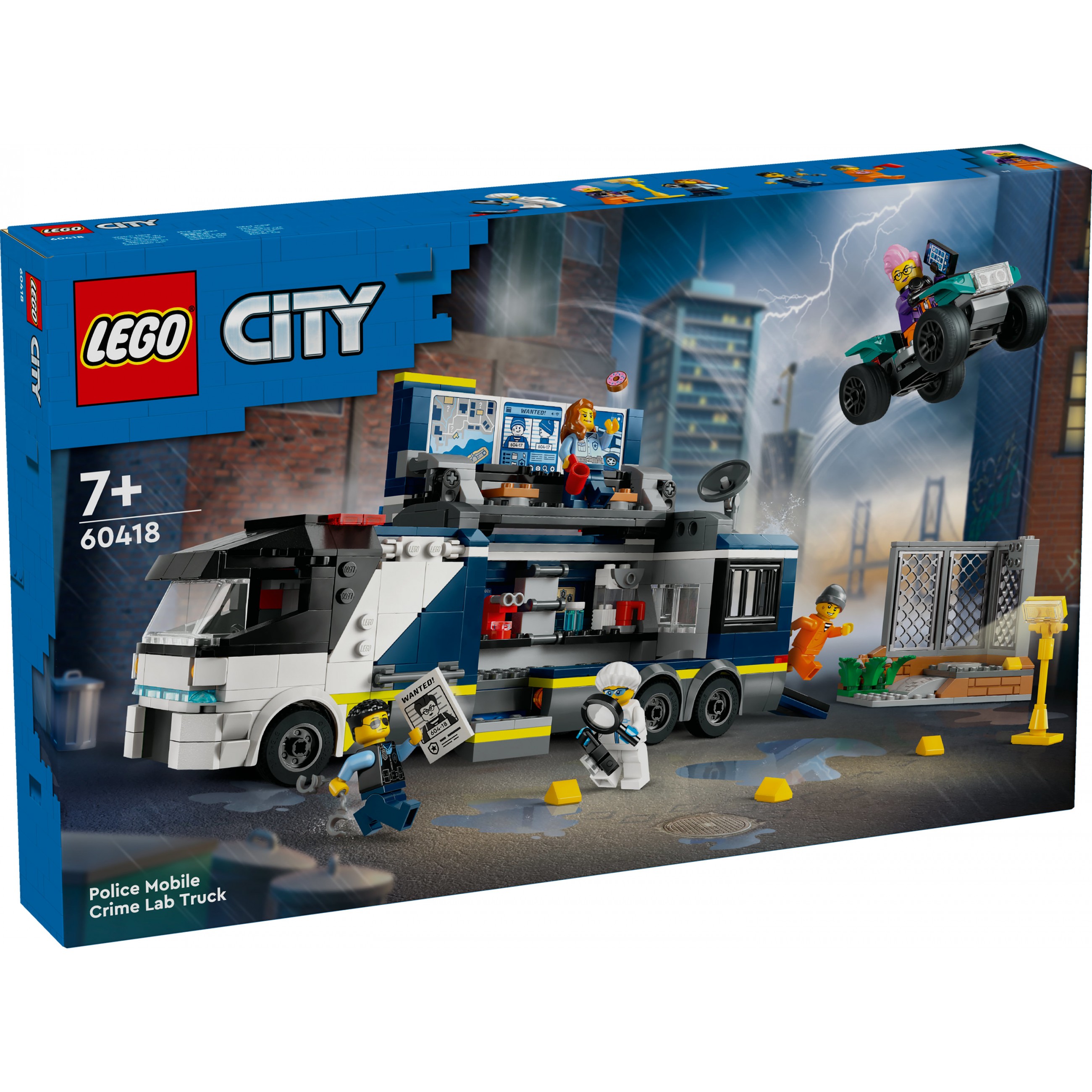 LEGO City Polizeitruck mit Labor 60418