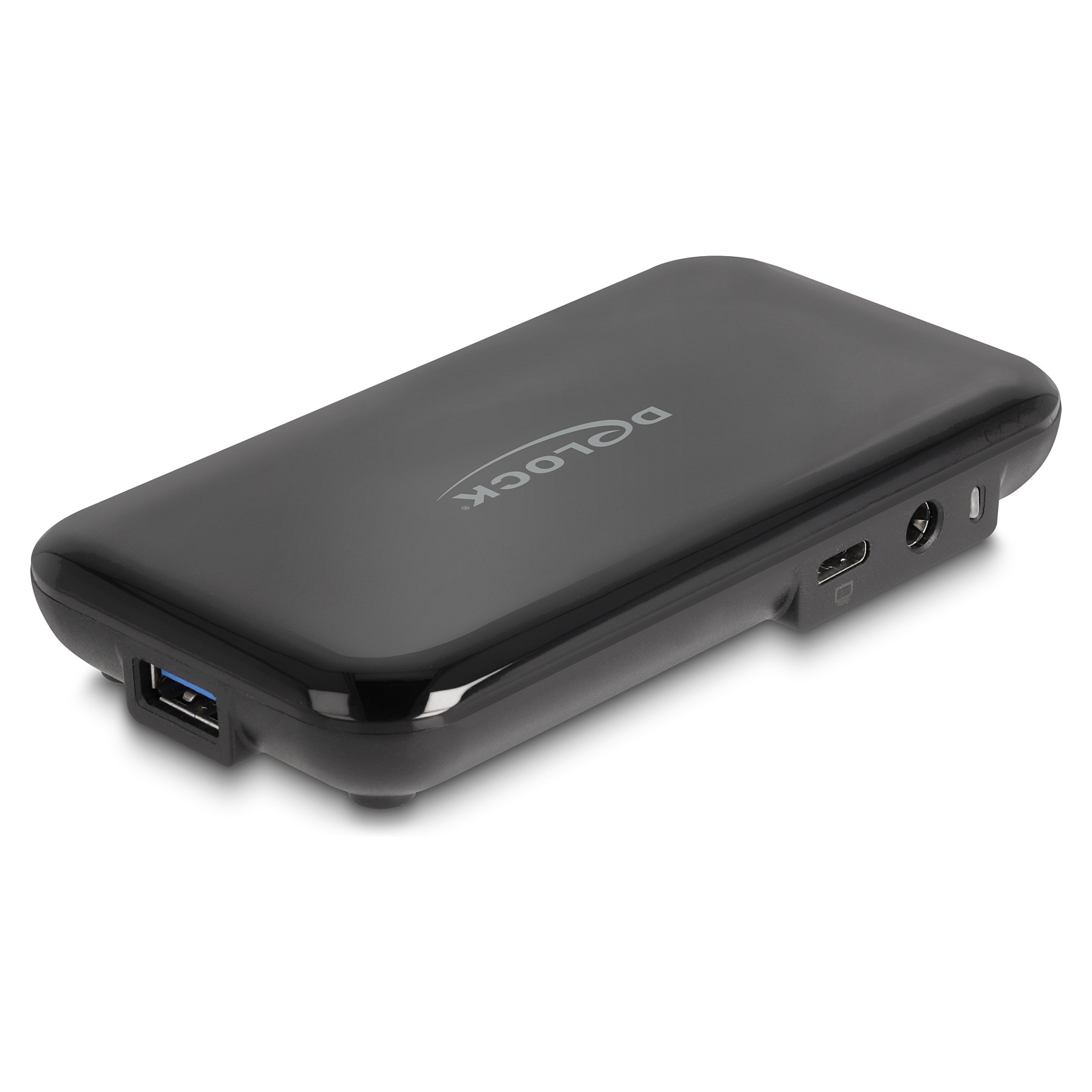 DELOCK 7 Port USB 3.2 Gen 2 Hub mit 4 USB Typ-A und 3 USB Type-C Ports