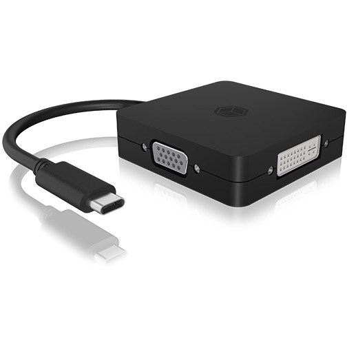 ICY BOX IB-DK1104-C USB-C 4-in-1 Video Adapter