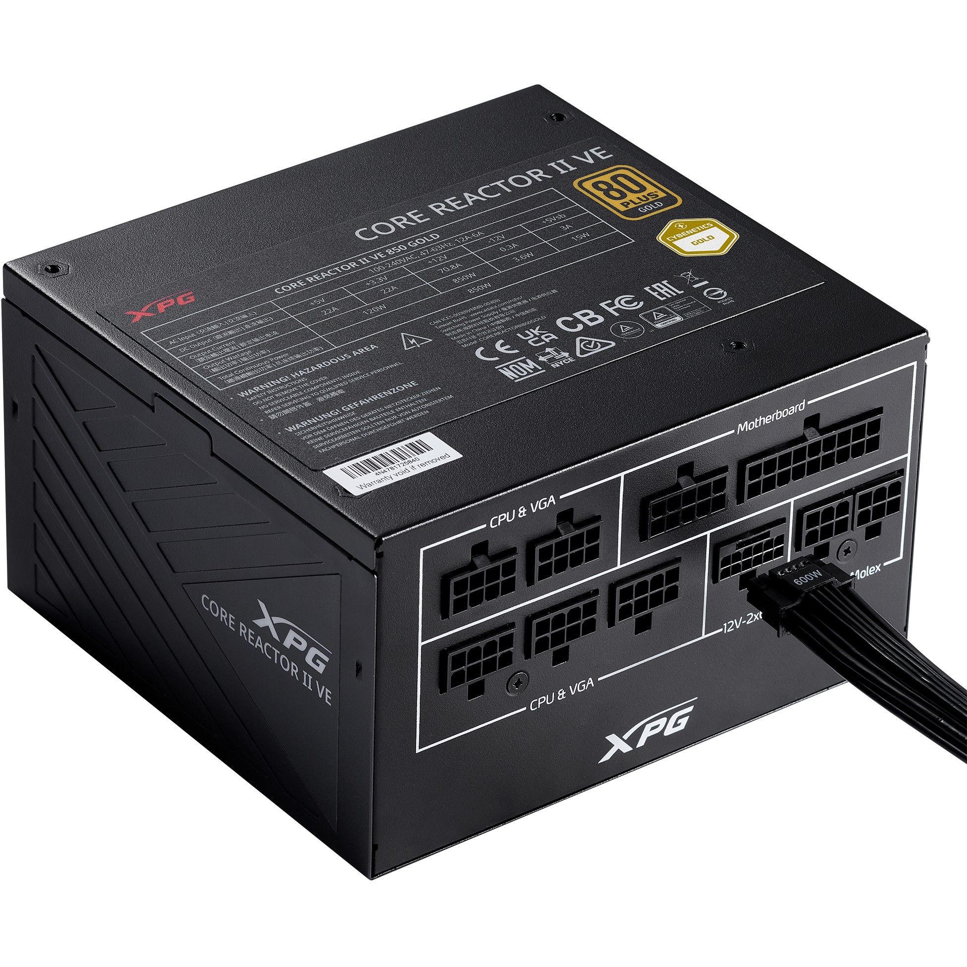 750W ADATA XPG CORE REACTOR II VE | 80+ Gold