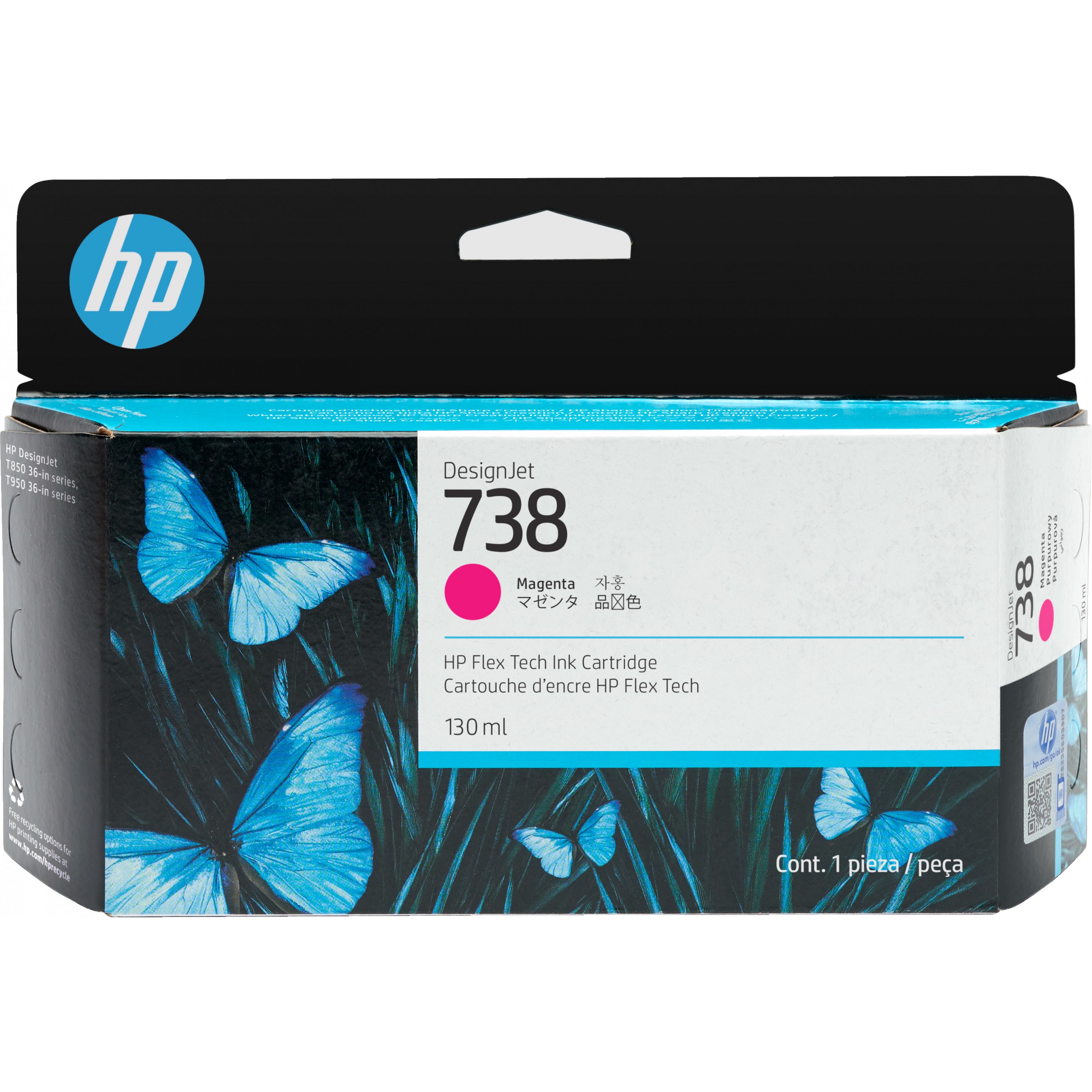 HP Tinte 738 498N6A Magenta