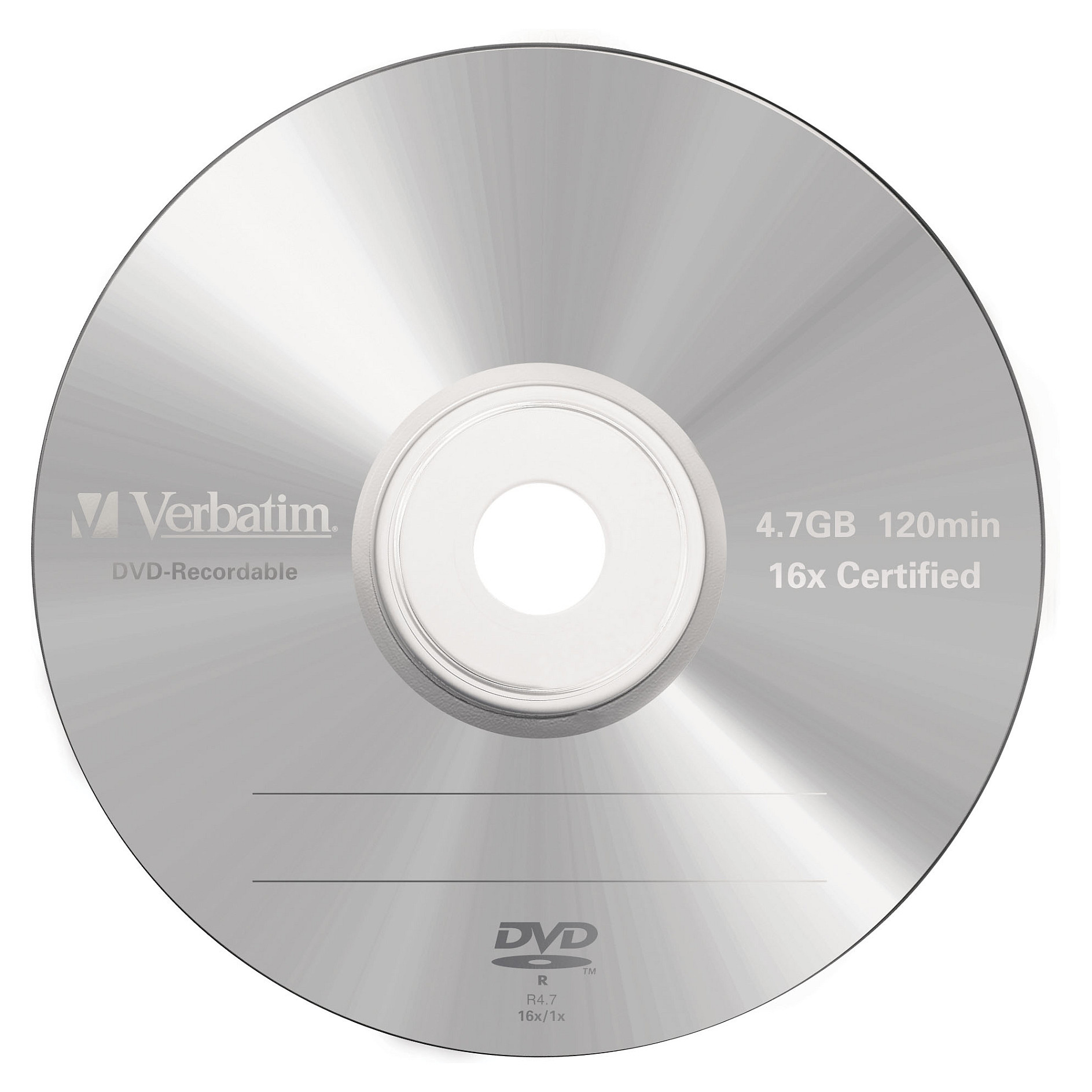 1x5 Verbatim DVD-R 4,7GB 16x Speed, Jewel Case