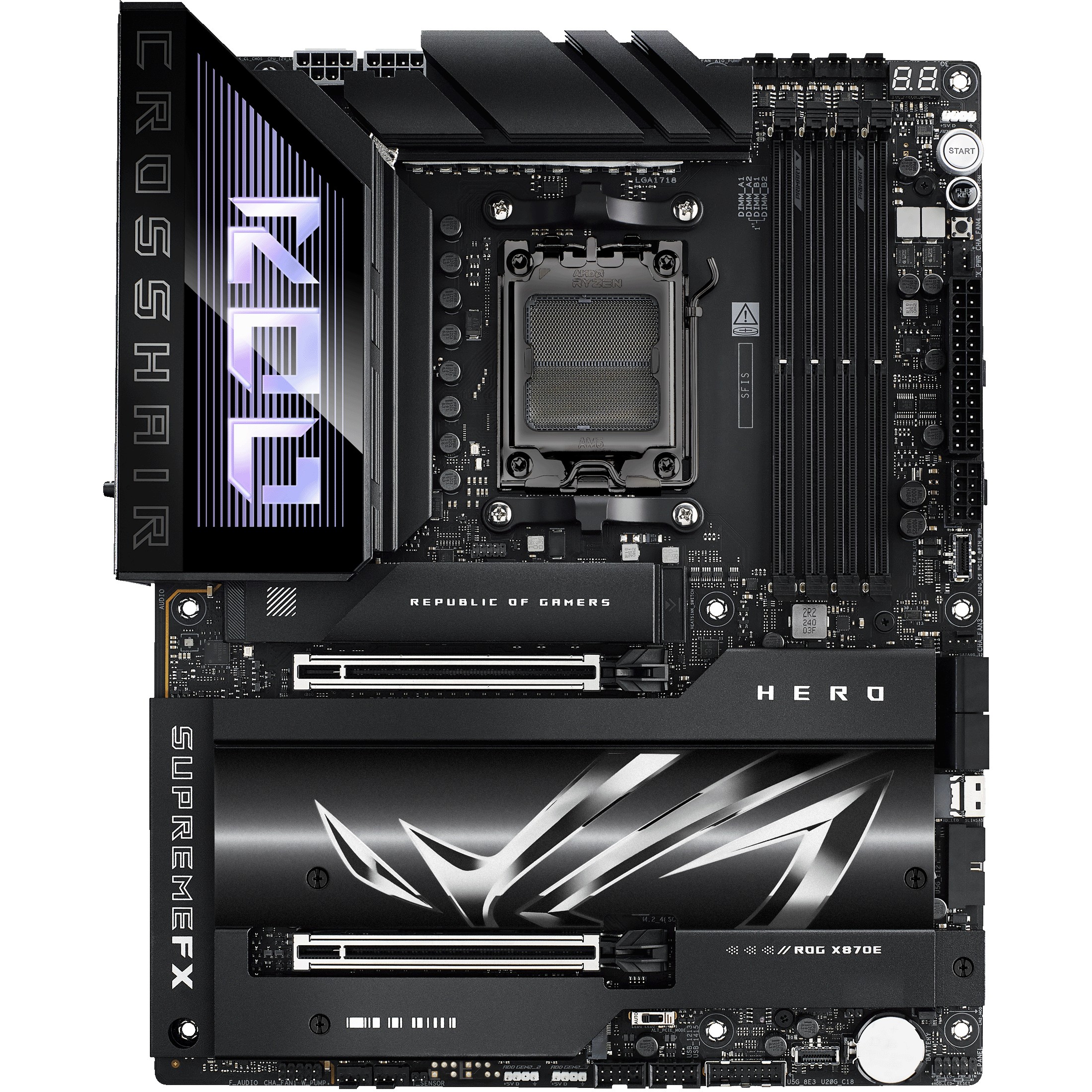 AM5 ASUS ROG CROSSHAIR X870E HERO ATX