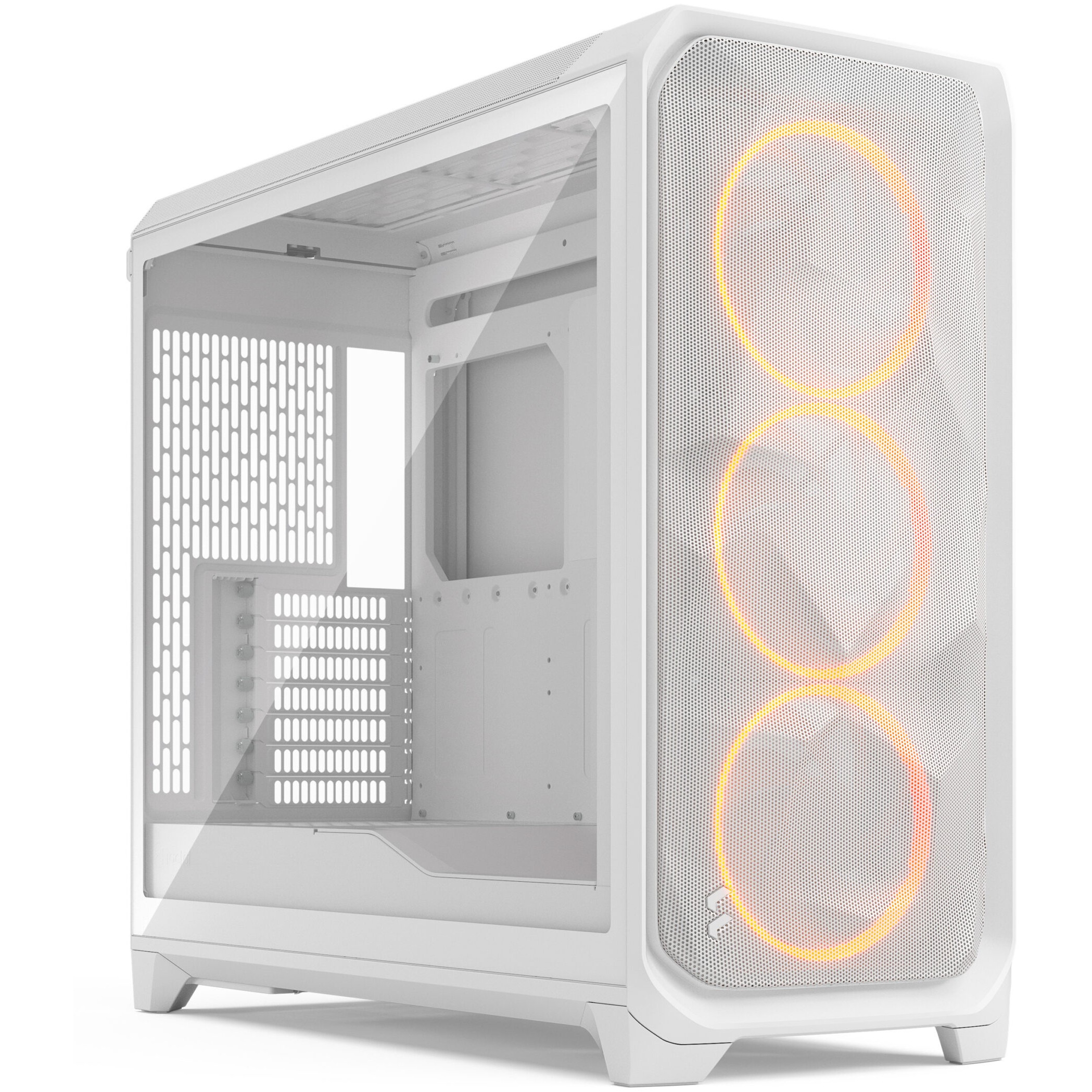 Midi Fractal Design Meshify 3 XL White RGB TG Light Tint