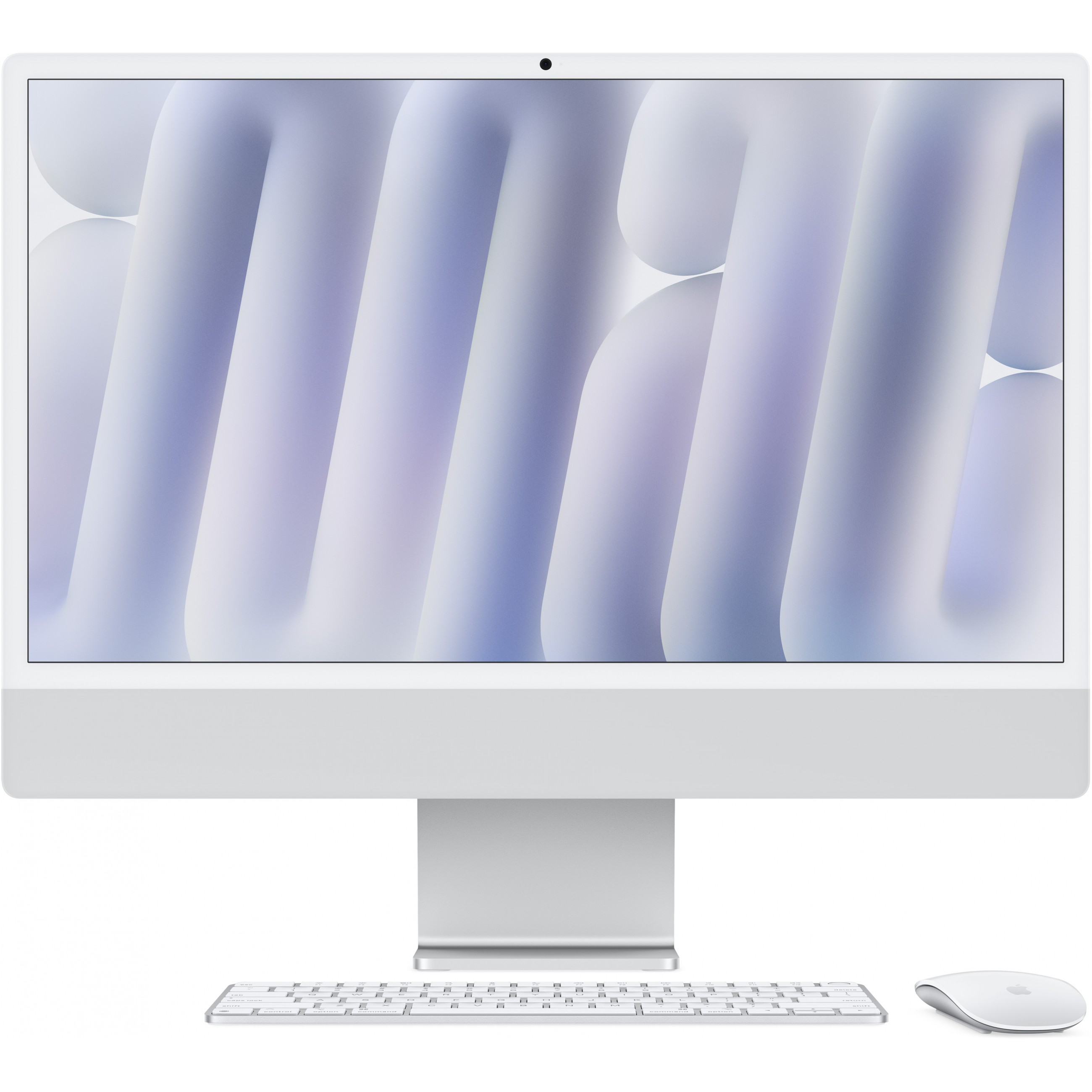 APPLE iMac Z1EH 59,62cm 23,5Zoll Standardglas M4 10C CPU/10C GPU/16C N.E. 24GB 2TB SSD Gbit Eth MM NumKey TID DE Silber