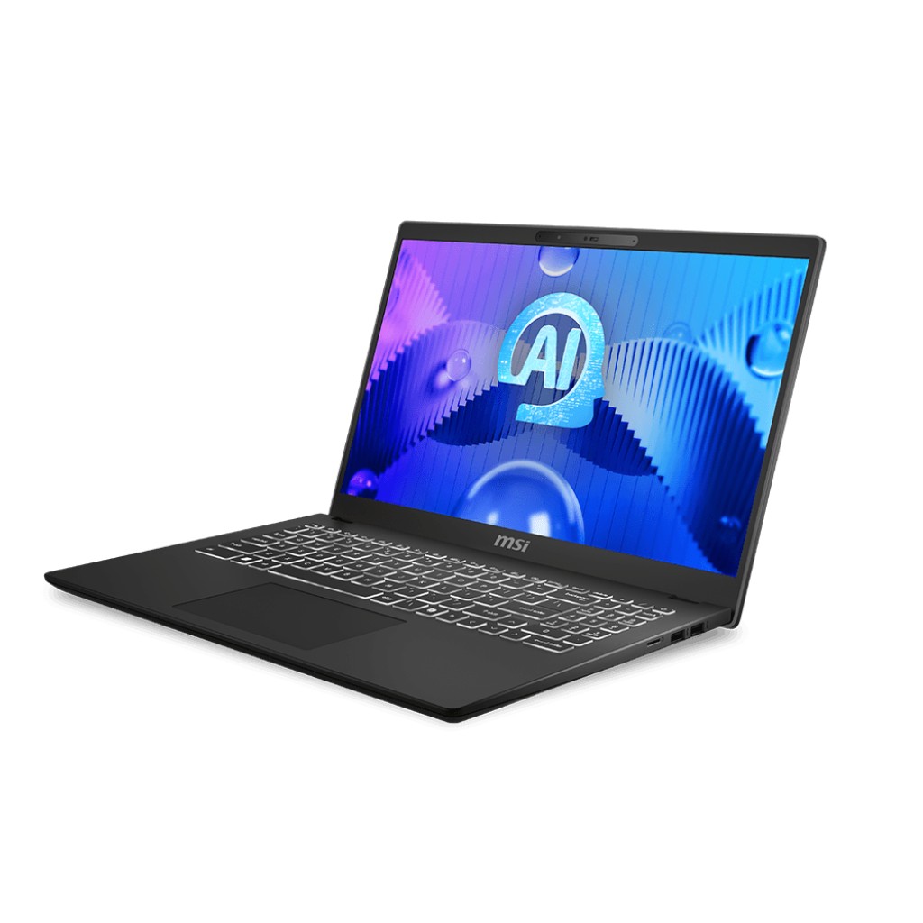 MSI AI Modern 15 H AI C1MG-081 CU7 155H/16GB/512GB SSD/W11Home/black