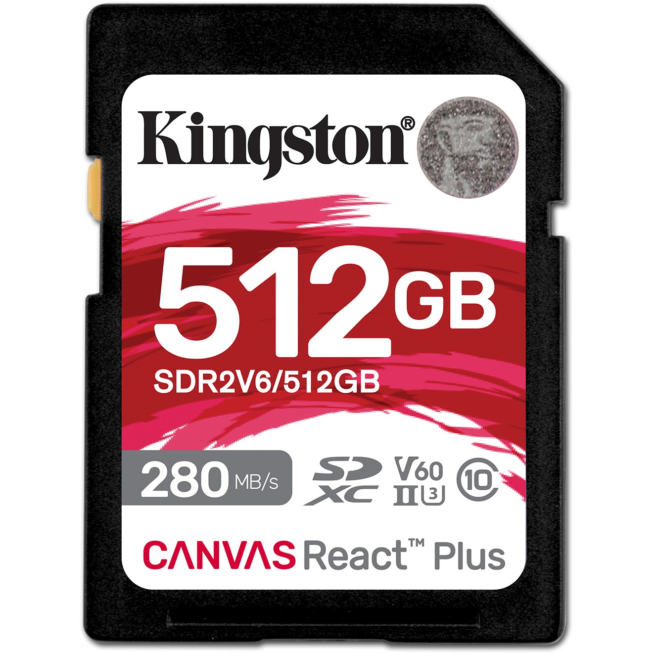 CARD 512GB Kingston Canvas React Plus XC Klasse 10 UHS-II U3 V60