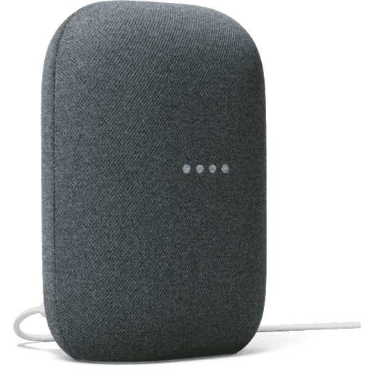 Google Nest Audio - Google Assistant , Rechteck - Grau , Chromecast , Android, IOS