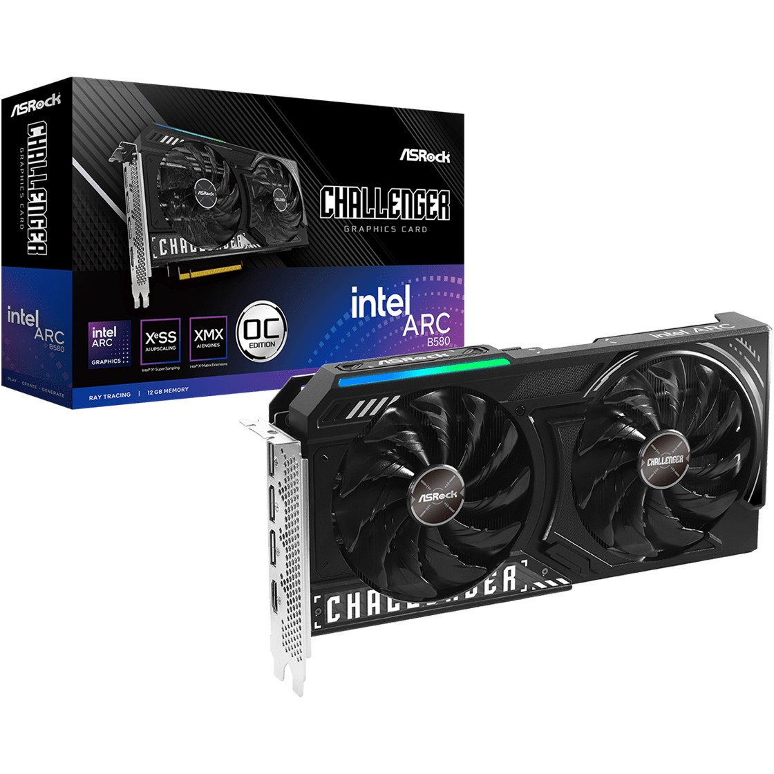B580 12GB AsRock Intel Arc Challenger OC GDDR6