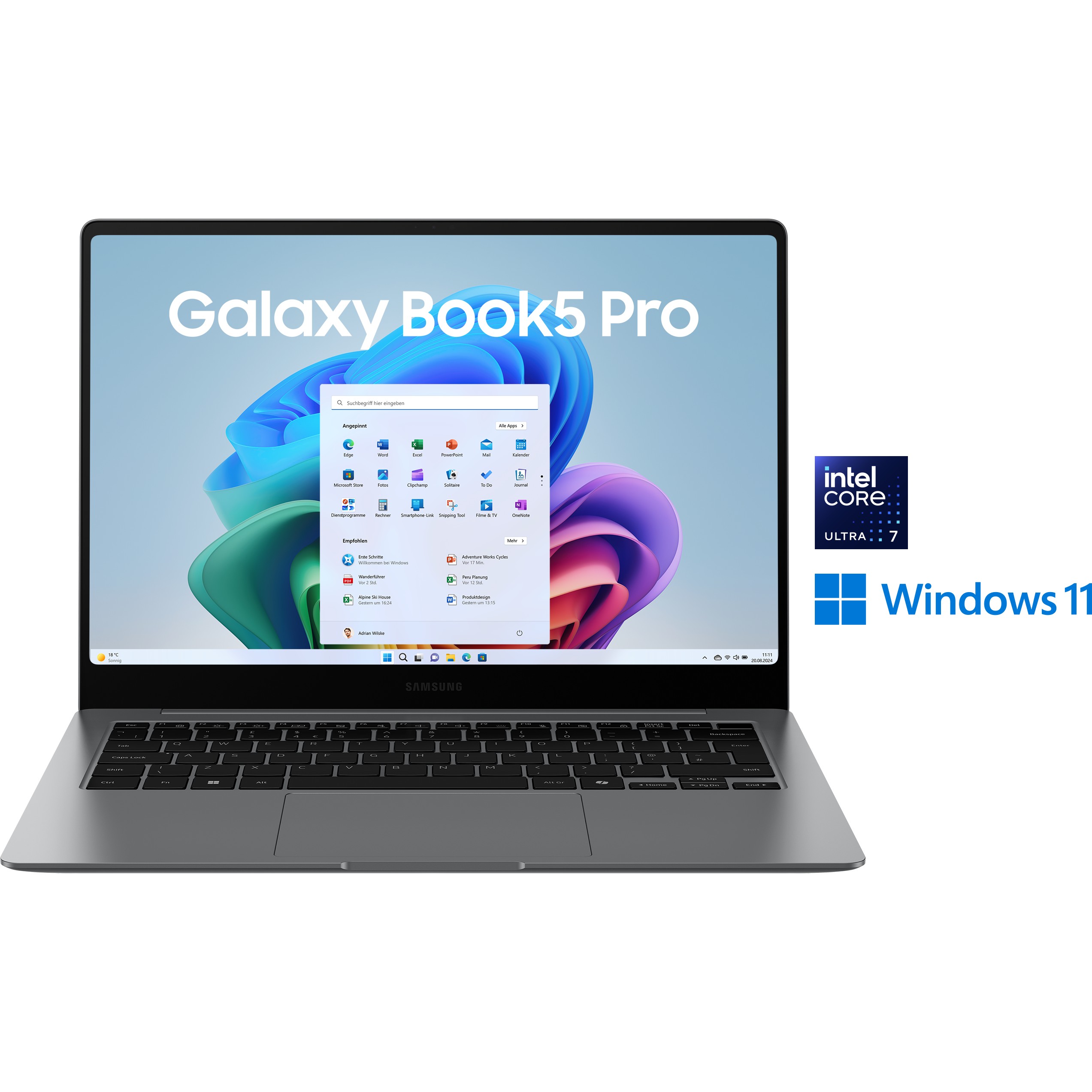 Samsung Galaxy Book5 Pro CU5 226V/16GB/512 GB SSD/W11Pro grey