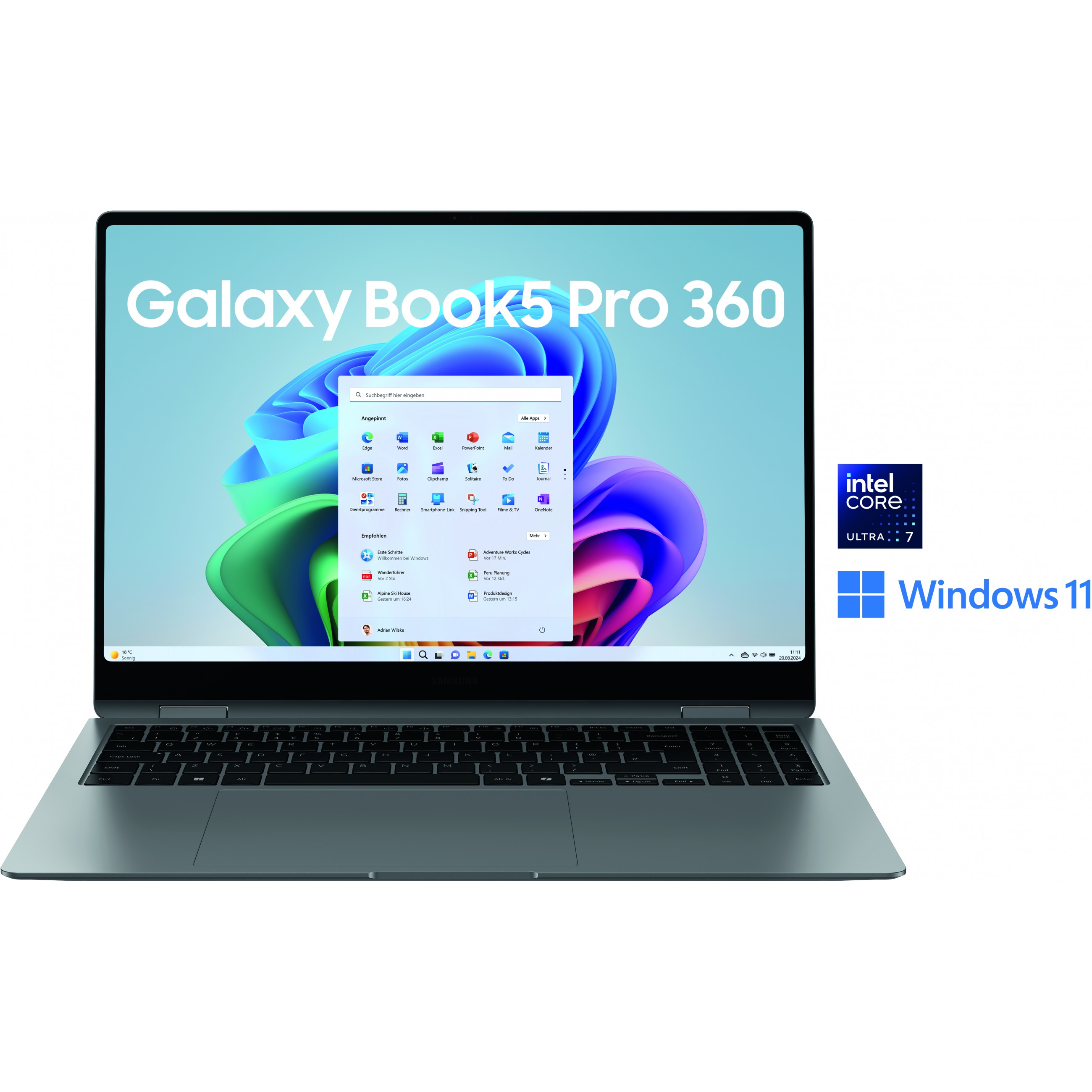 Samsung Galaxy Book5 Pro 360 CU7 258V/32GB/512 GB SSD/W11Pro grey
