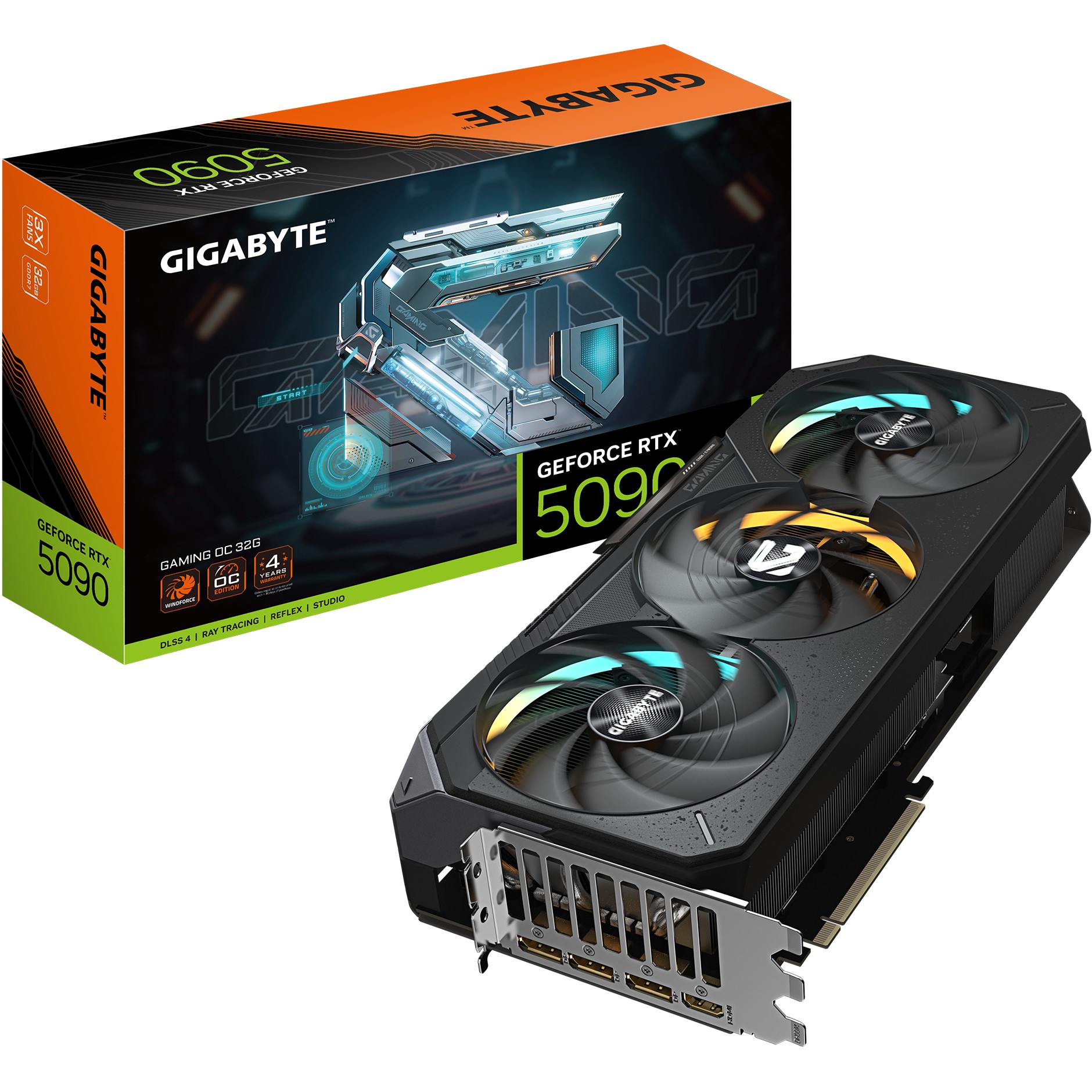 RTX 5090 32GB Gigabyte Gaming OC GDDR7 3Fan