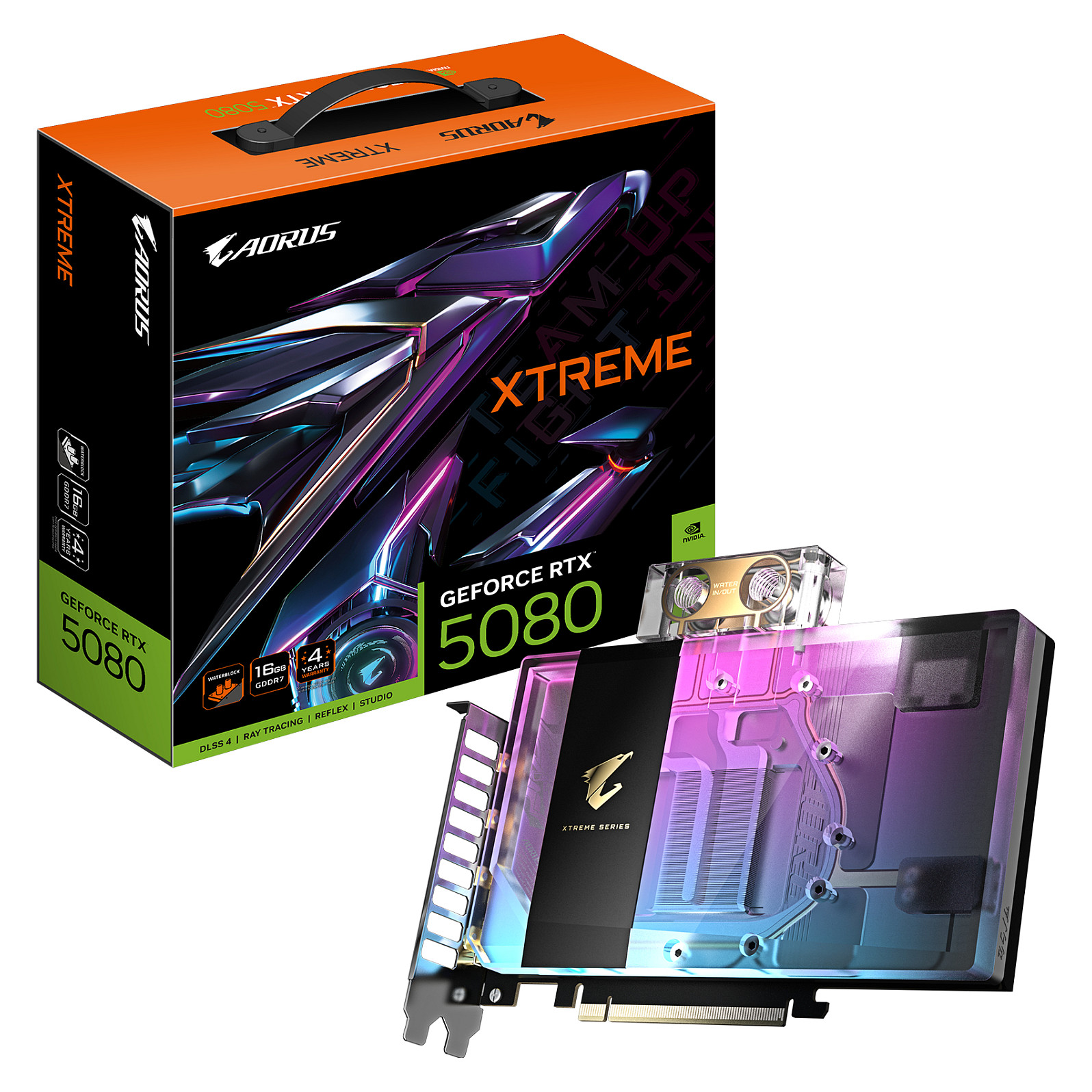 RTX 5080 16GB Gigabyte Xtreme Waterforce WB GDDR7